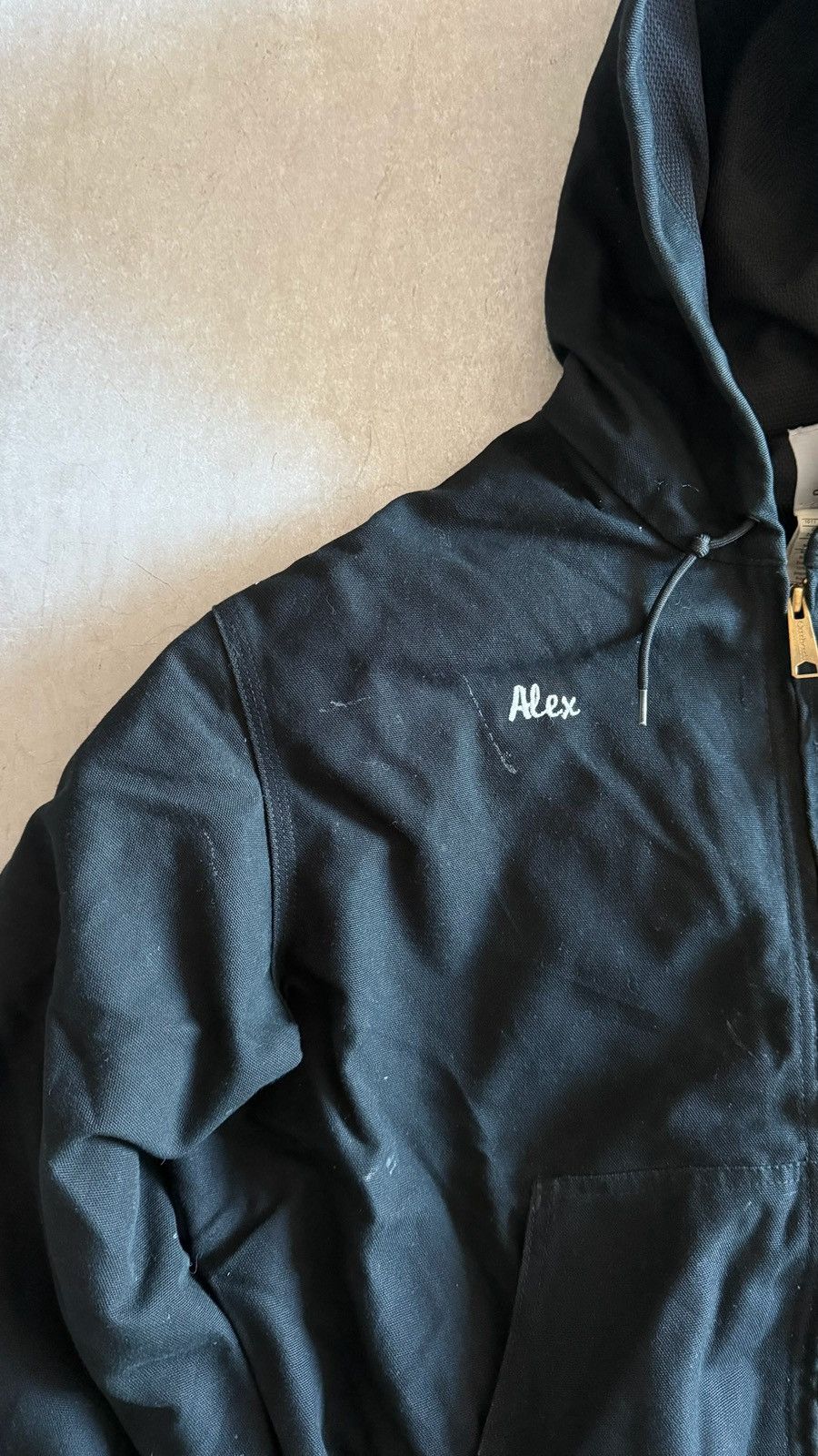 Carhartt Carhartt Hooded Jacket (Black) Size US L / EU 52-54 / 3 - 3 Thumbnail