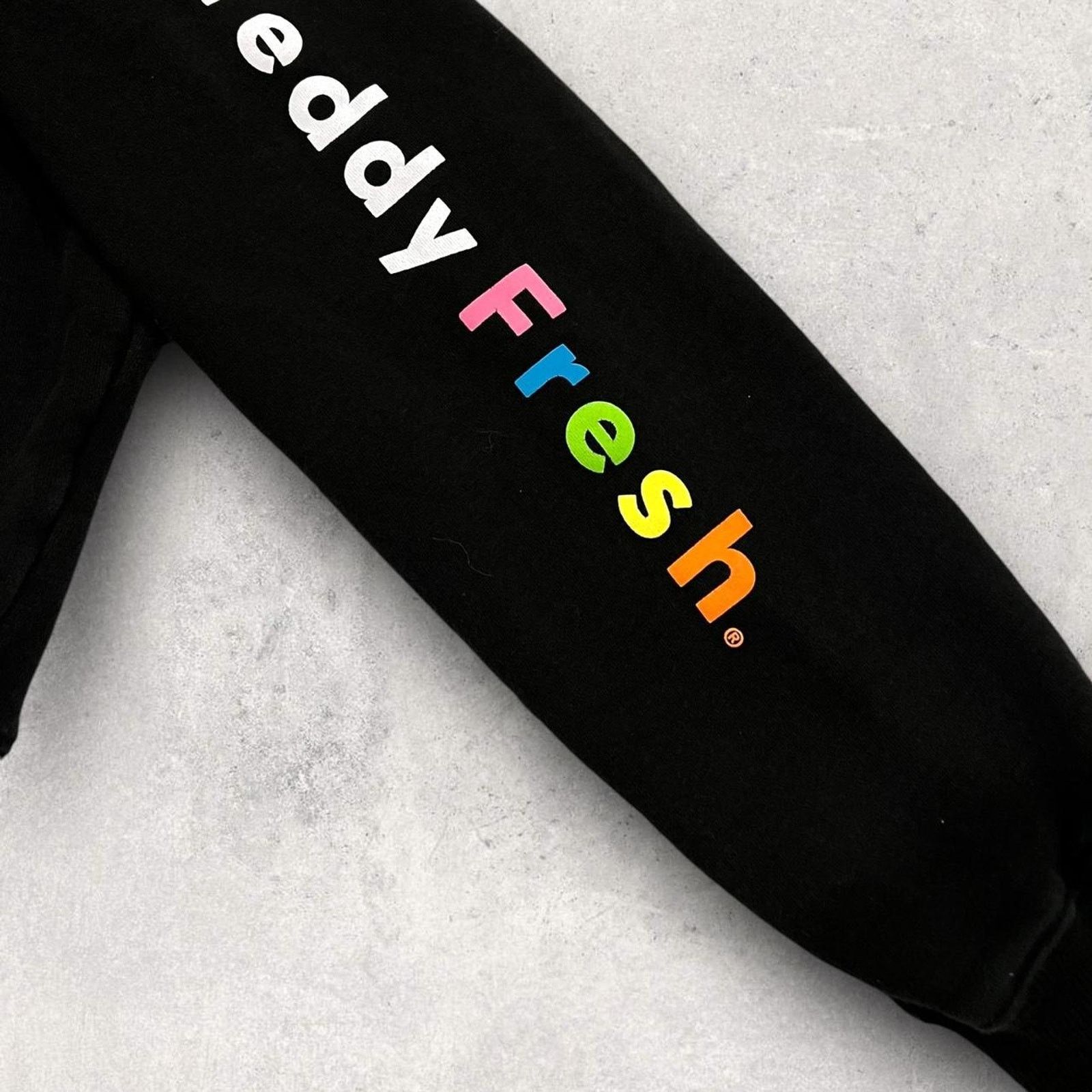 Teddy Fresh Teddy Fresh Rainbow Letter Black Hoodie Size US S / EU 44-46 / 1 - 2 Thumbnail