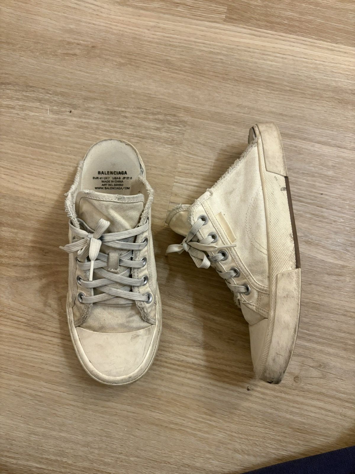 Balenciaga Balenciaga Paris Mule Sneaker Size US 8.5 / EU 41-42 - 2 Thumbnail