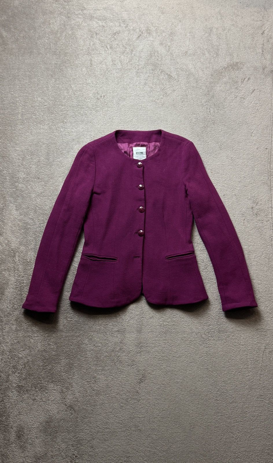 Moschino Moschino Wool Blazer Jacket ysl dior cdg chanel Size S / US 4 / IT 40 - 3 Thumbnail