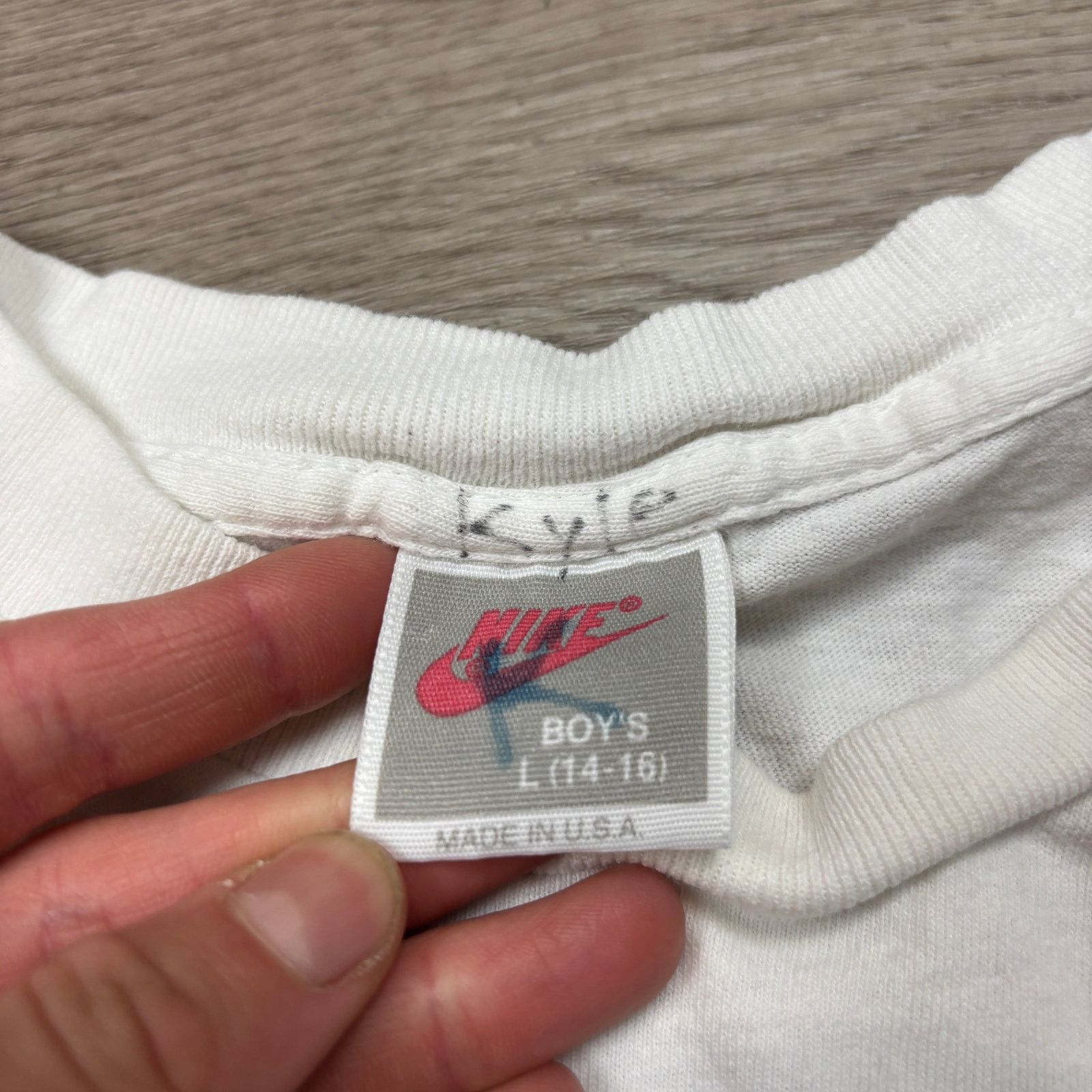 Nike Vintage 90s Nike Air Jordan T Shirt Men's Medium Boxy Size US M / EU 48-50 / 2 - 4 Thumbnail