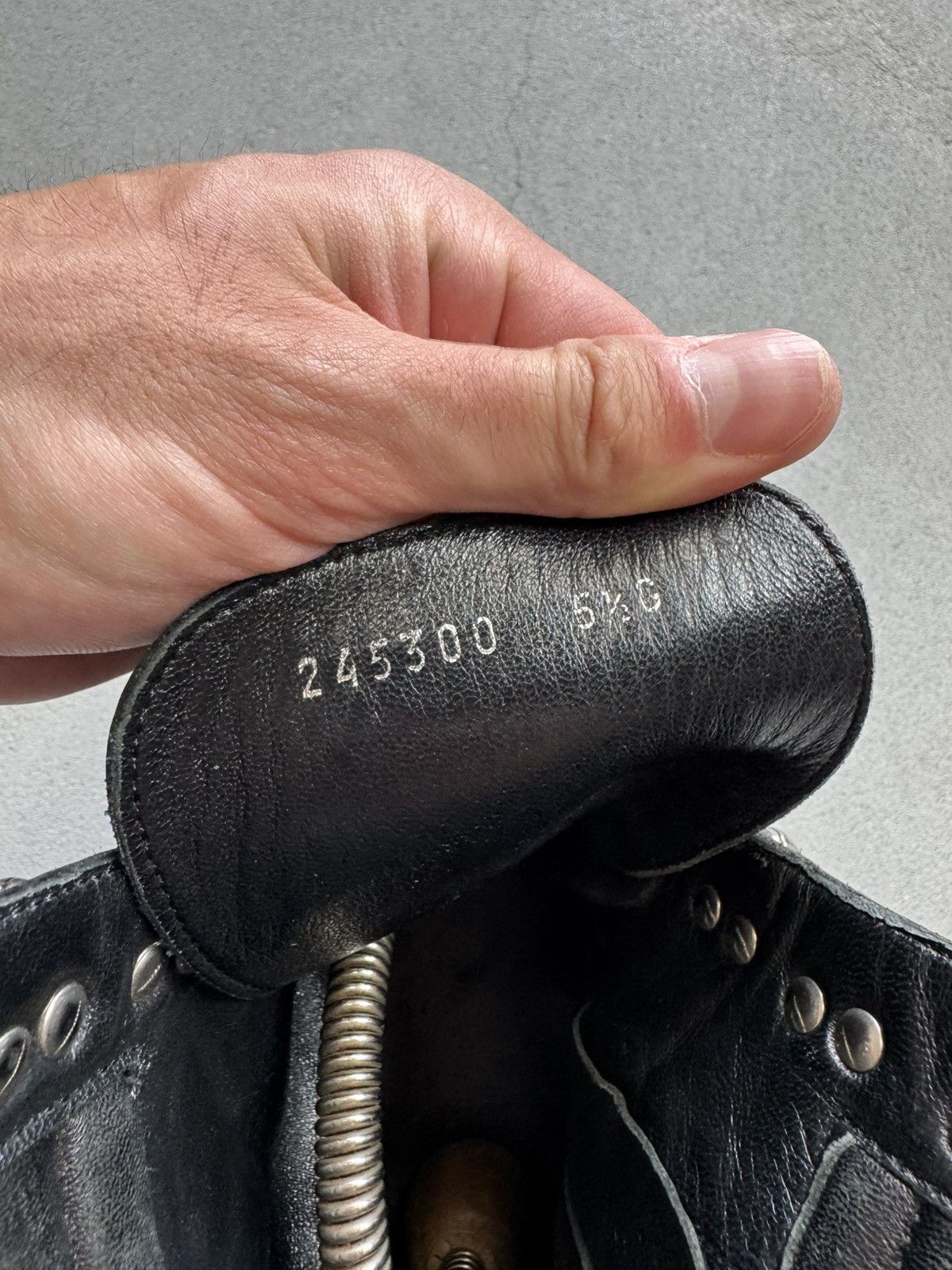 Gucci Black Gucci Leather Combat Boots Size US 7 / EU 40 - 8 Thumbnail
