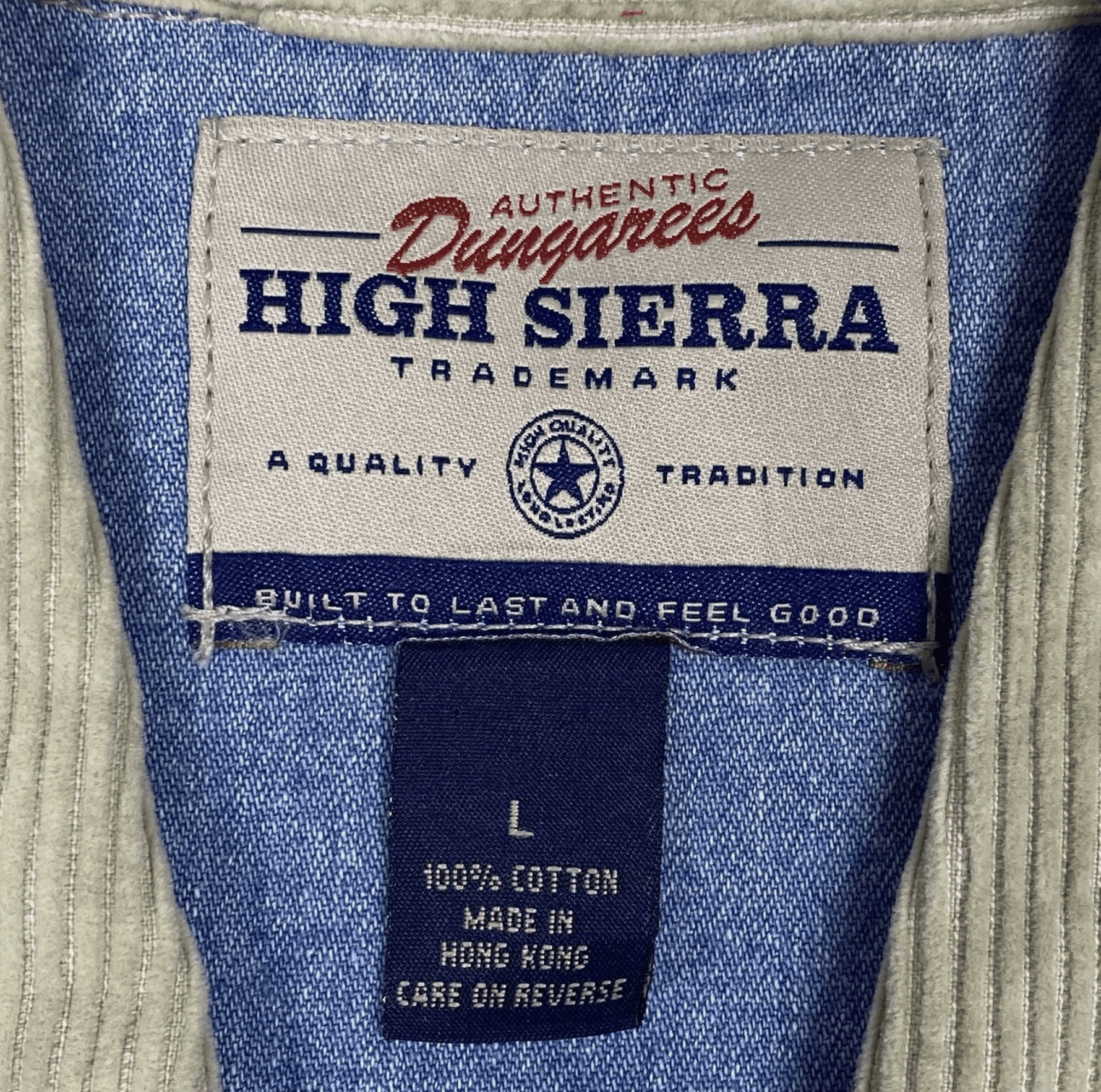 High Sierra Vintage High Sierra Mens Large Denim Jacket Corduroy Chore Size US L / EU 52-54 / 3 - 4 Thumbnail