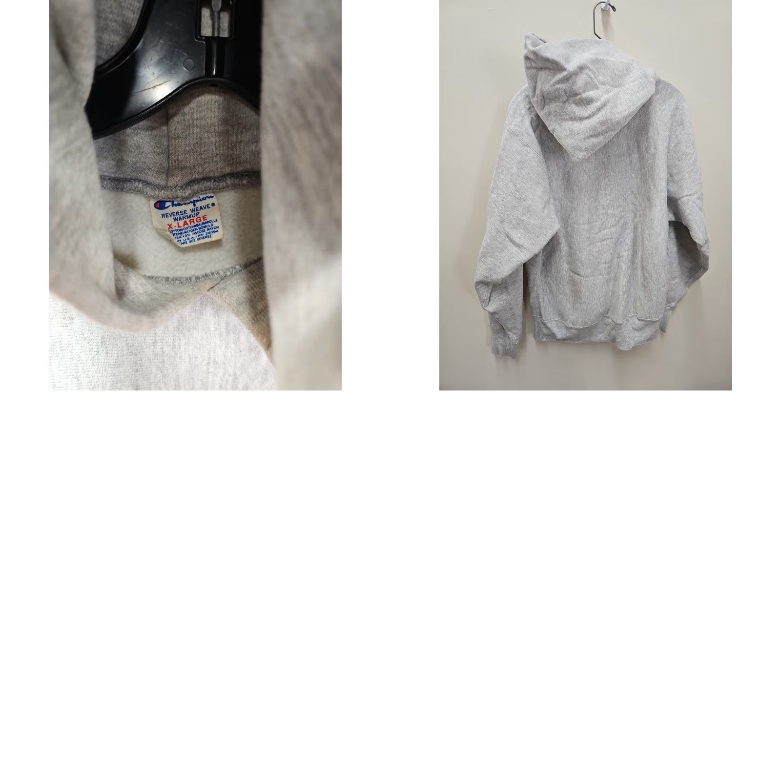 Champion VINTAGE Champion Reverse Weave Sweatshirt Pullover Hoodie Men XL Gray 90s Reversible Size XL Size US XL / EU 56 / 4 - 8 Thumbnail