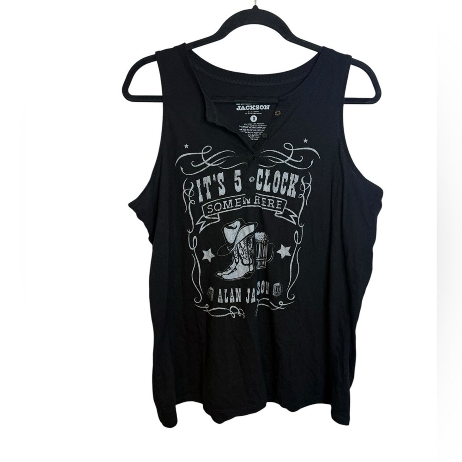Other Goodie Two Sleeves Alan Jackson Graphic Tank Size XL / US 12-14 / IT 48-50 - 1 Thumbnail