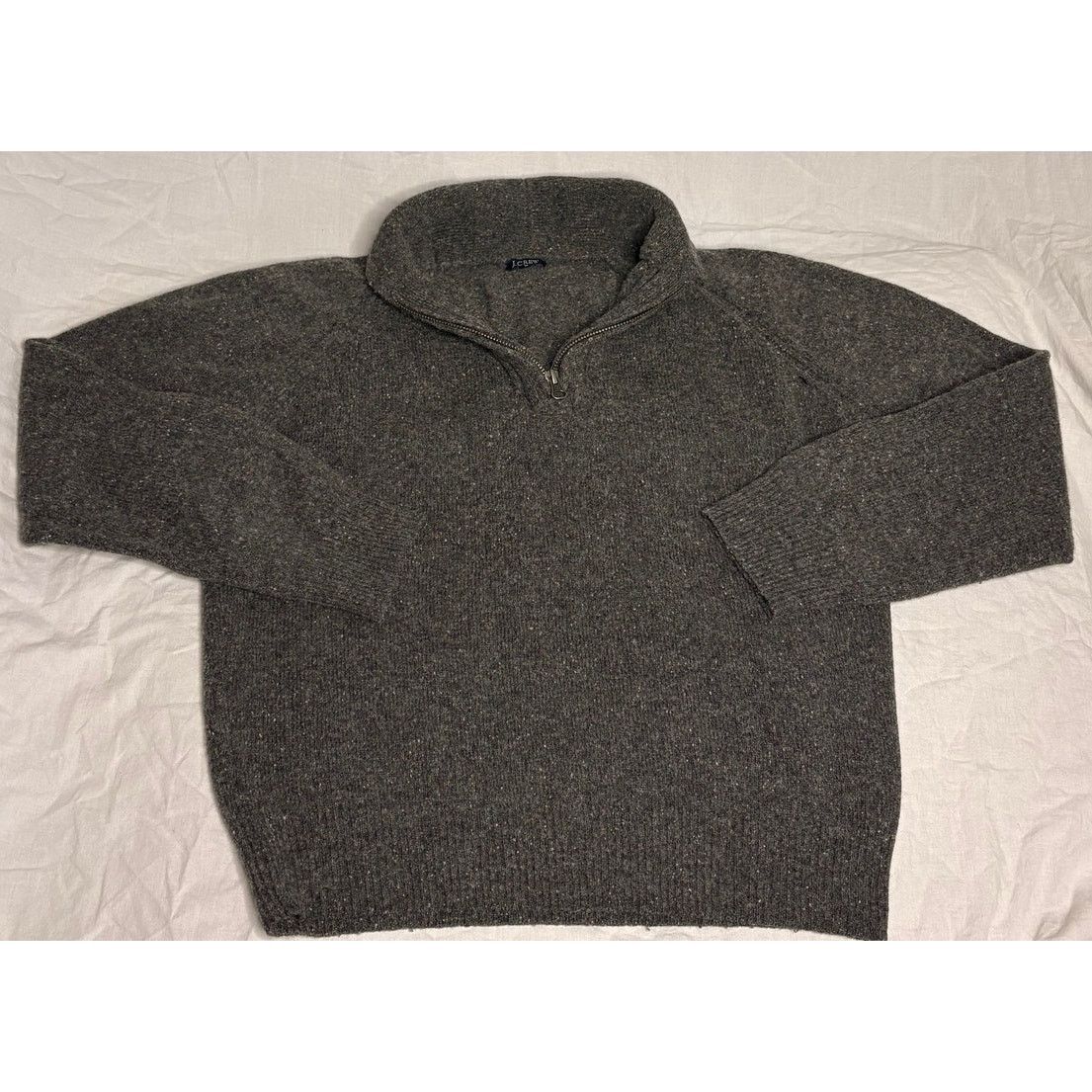 J.Crew J. Crew VTG Merino Pullover Wool Blend Dark Gray Sweater Size US S / EU 44-46 / 1 - 2 Thumbnail