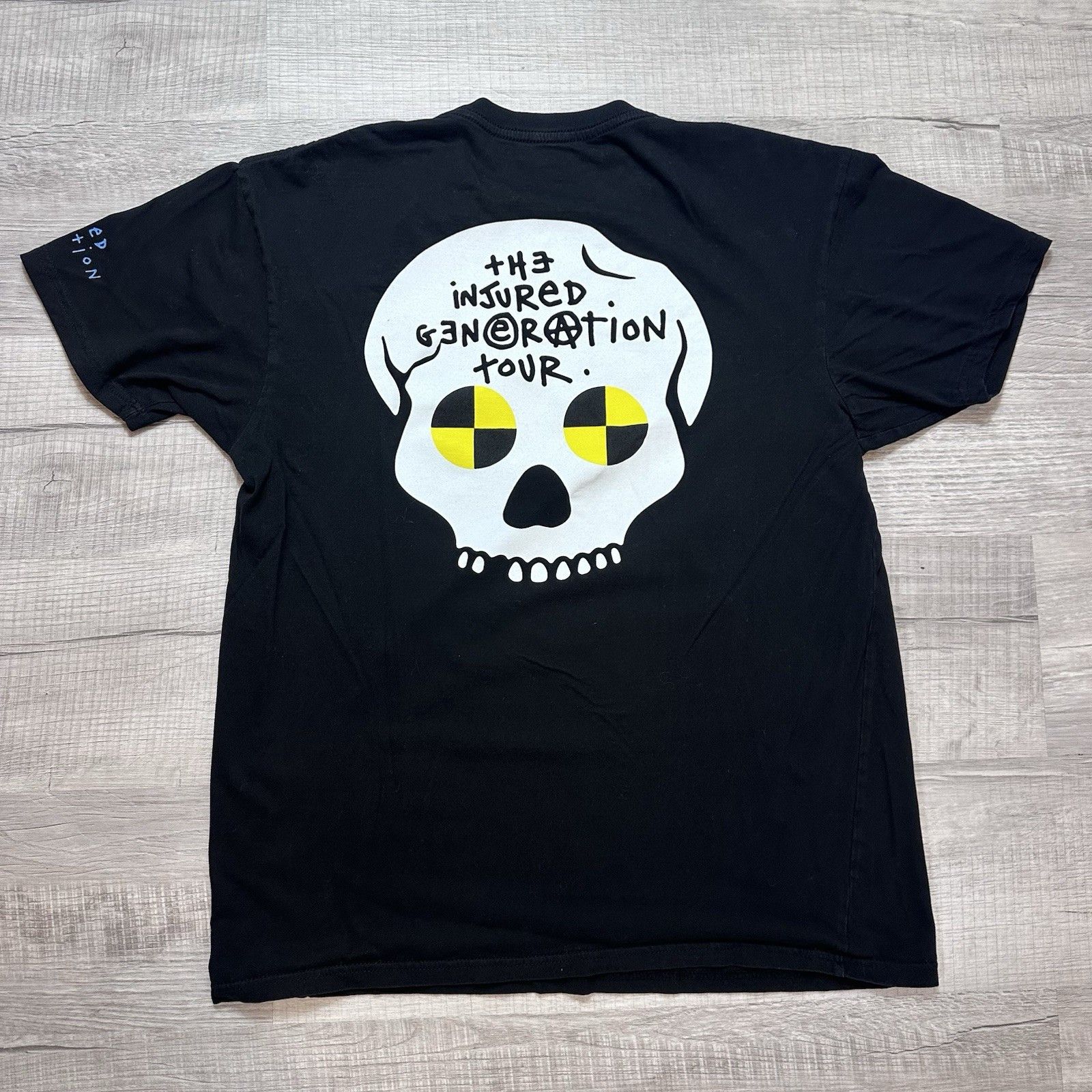 Rap Tees ASAP Rocky Injured Generation"Not Responsible" Tour Shirt Size US L / EU 52-54 / 3 - 7 Thumbnail