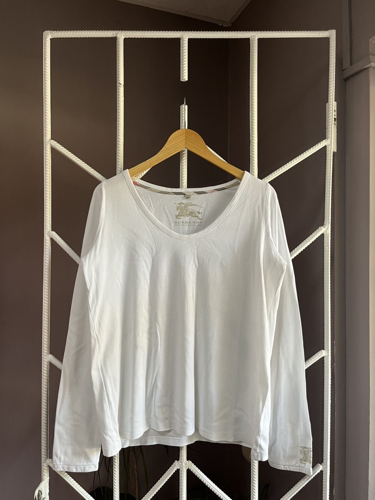 Burberry Vintage Burberry Prorsum White Longsleeve Size XL / US 12-14 / IT 48-50 - 1 Thumbnail