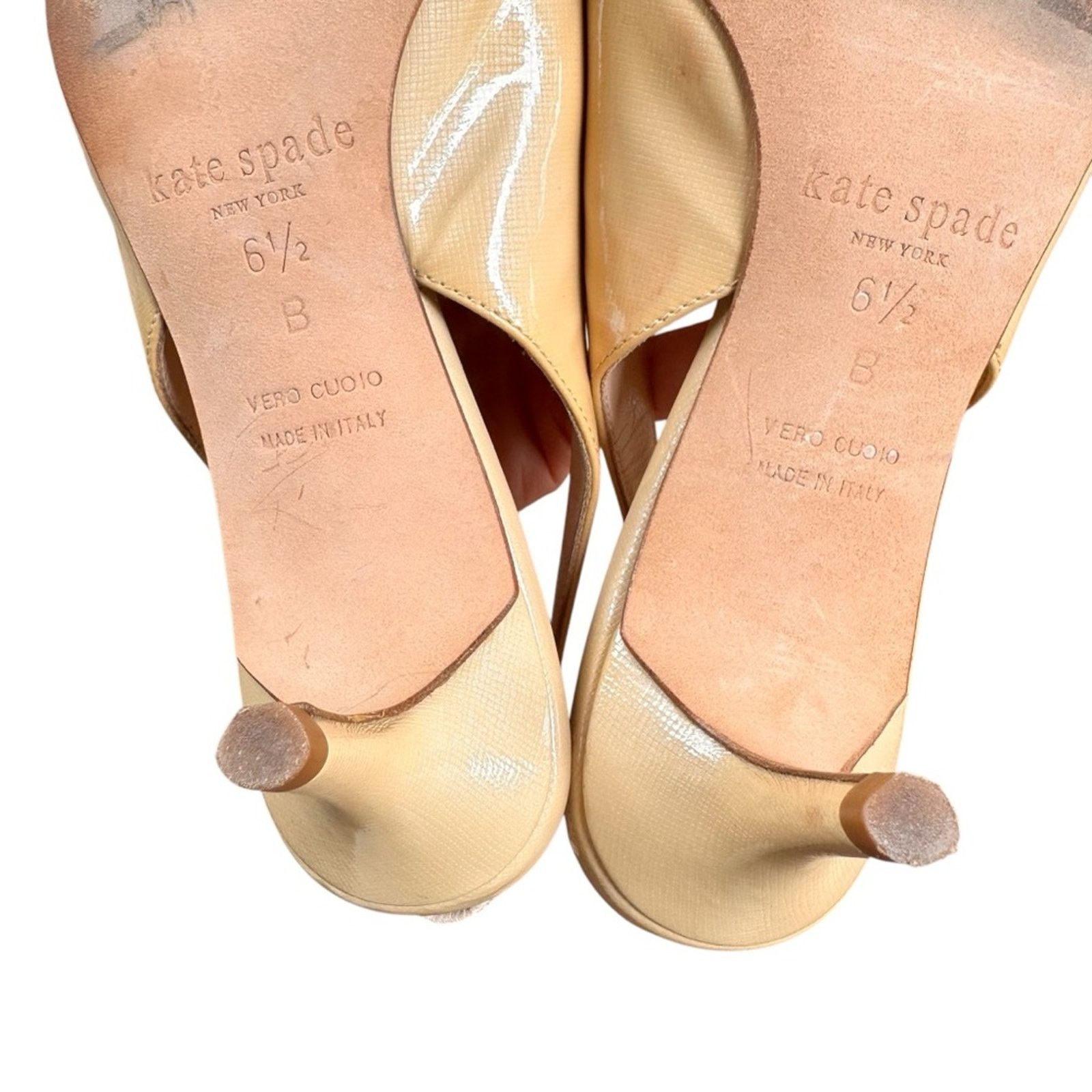 Kate Spade Kate Spade Kitten Slingback Heels – Beige – Size 6.5 – GUC Size US 6.5 / IT 36.5 - 10 Thumbnail