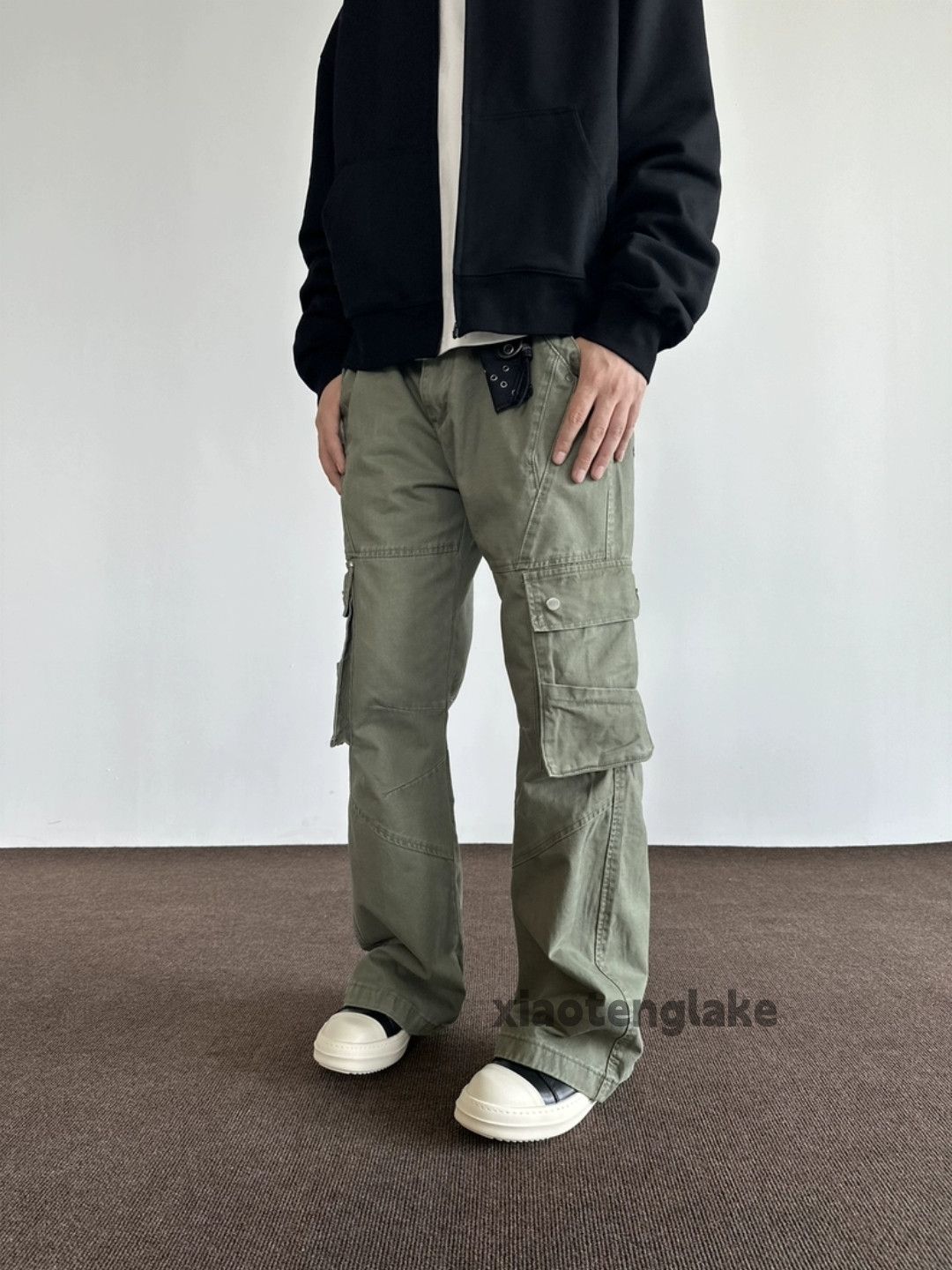 Designer × Japanese Brand × Vintage washed faded utility carpenter workwear cargo pants Size US 32 / EU 48 - 1 Thumbnail