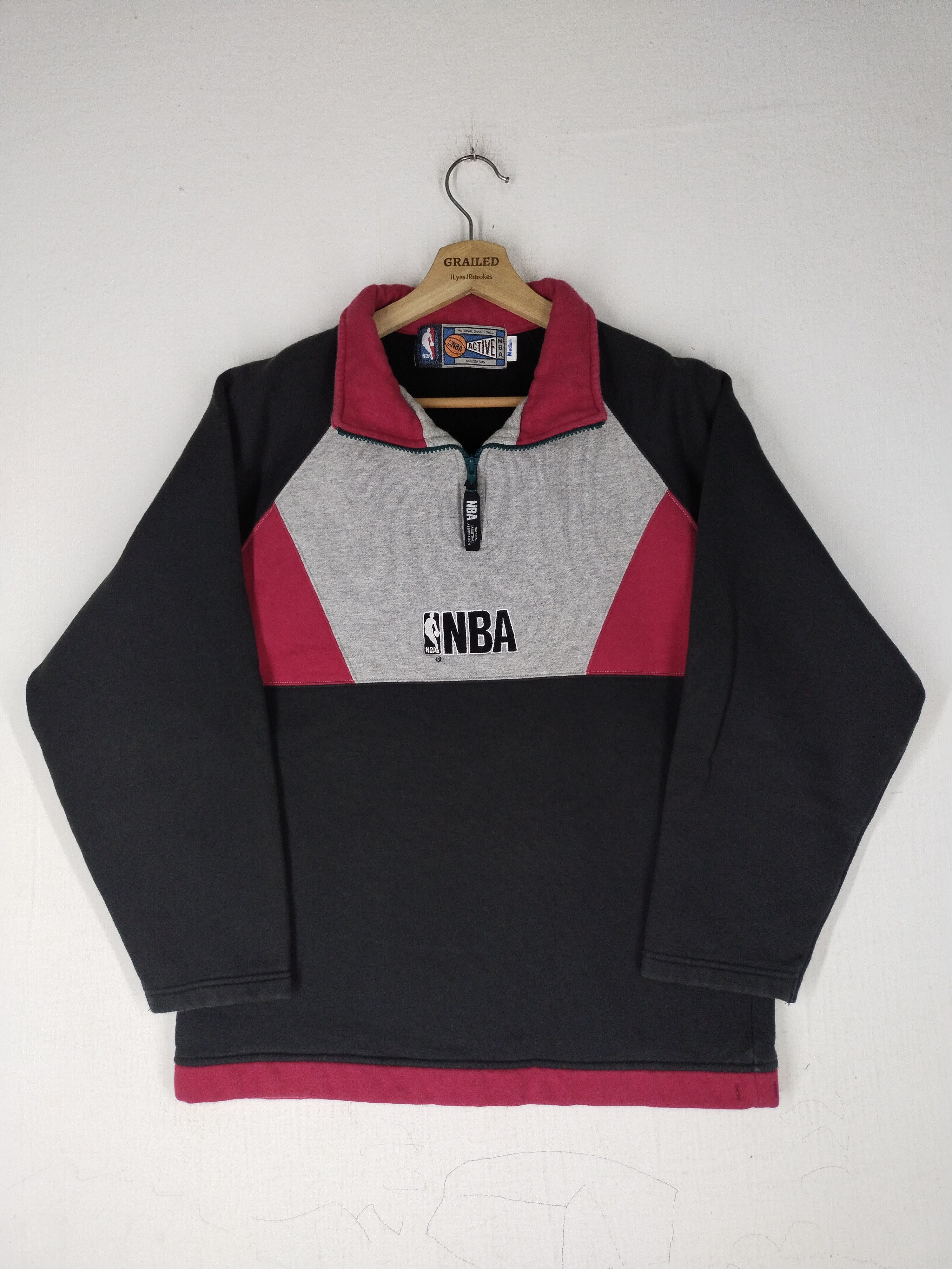 NBA × Vintage Vintage NBA HalfZipper Size US M / EU 48-50 / 2 - 2 Thumbnail