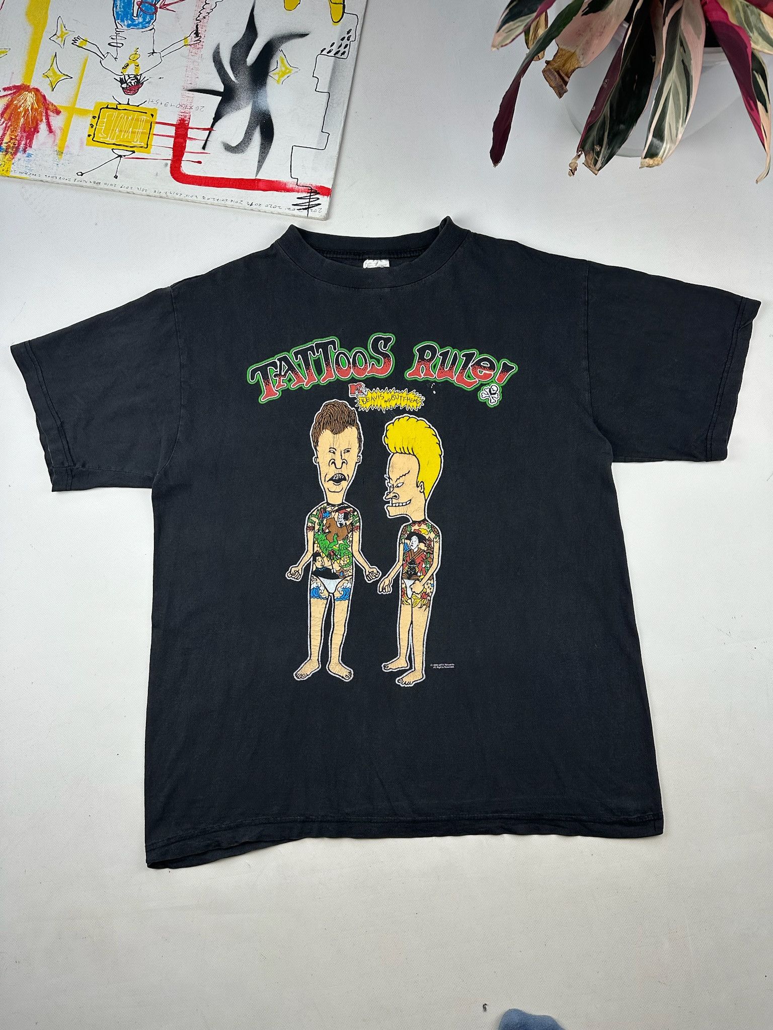 Mtv × Vintage Vintage Beavis and Butthead t shirt Stanley Desantis