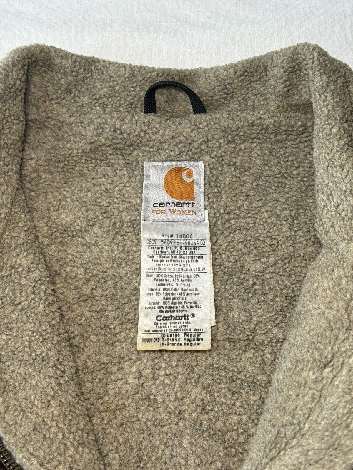 Carhartt VINTAGE CARHARTT SHERPA-LINED VEST Size XL / US 12-14 / IT 48-50 - 3 Thumbnail