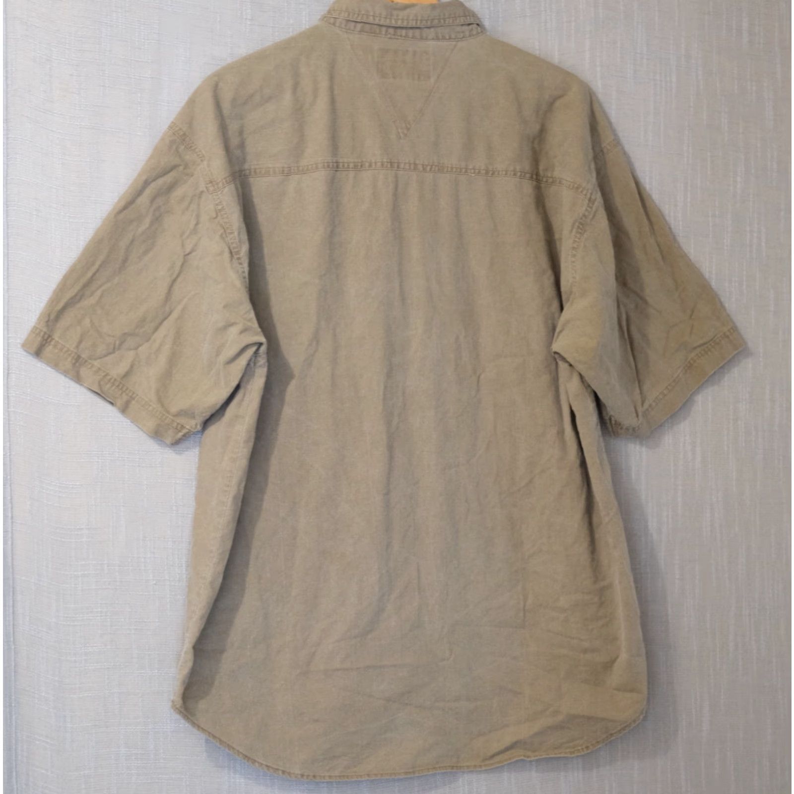 Vintage VINTAGE Big Joe Button Up Shirt 100% Pure Cotton Brown Mens L Size US L / EU 52-54 / 3 - 5 Thumbnail