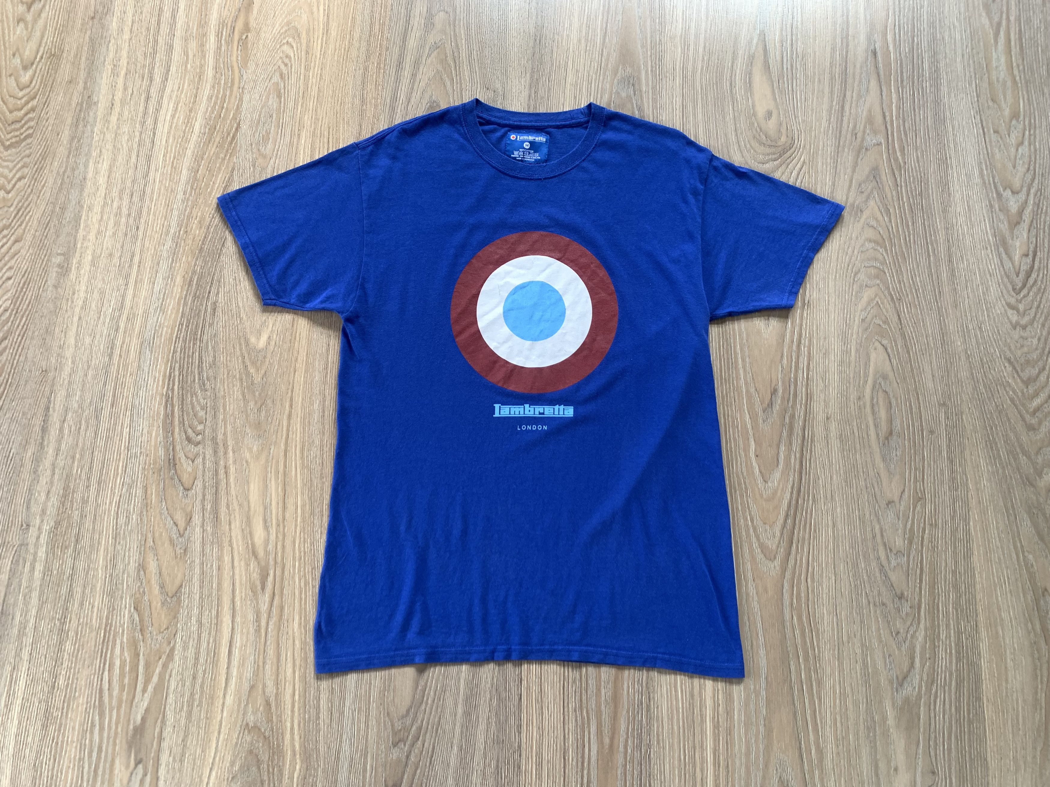 Lambretta Lambretta Cotton Blue Printed T Shirt Size US M / EU 48-50 / 2 - 1 Thumbnail