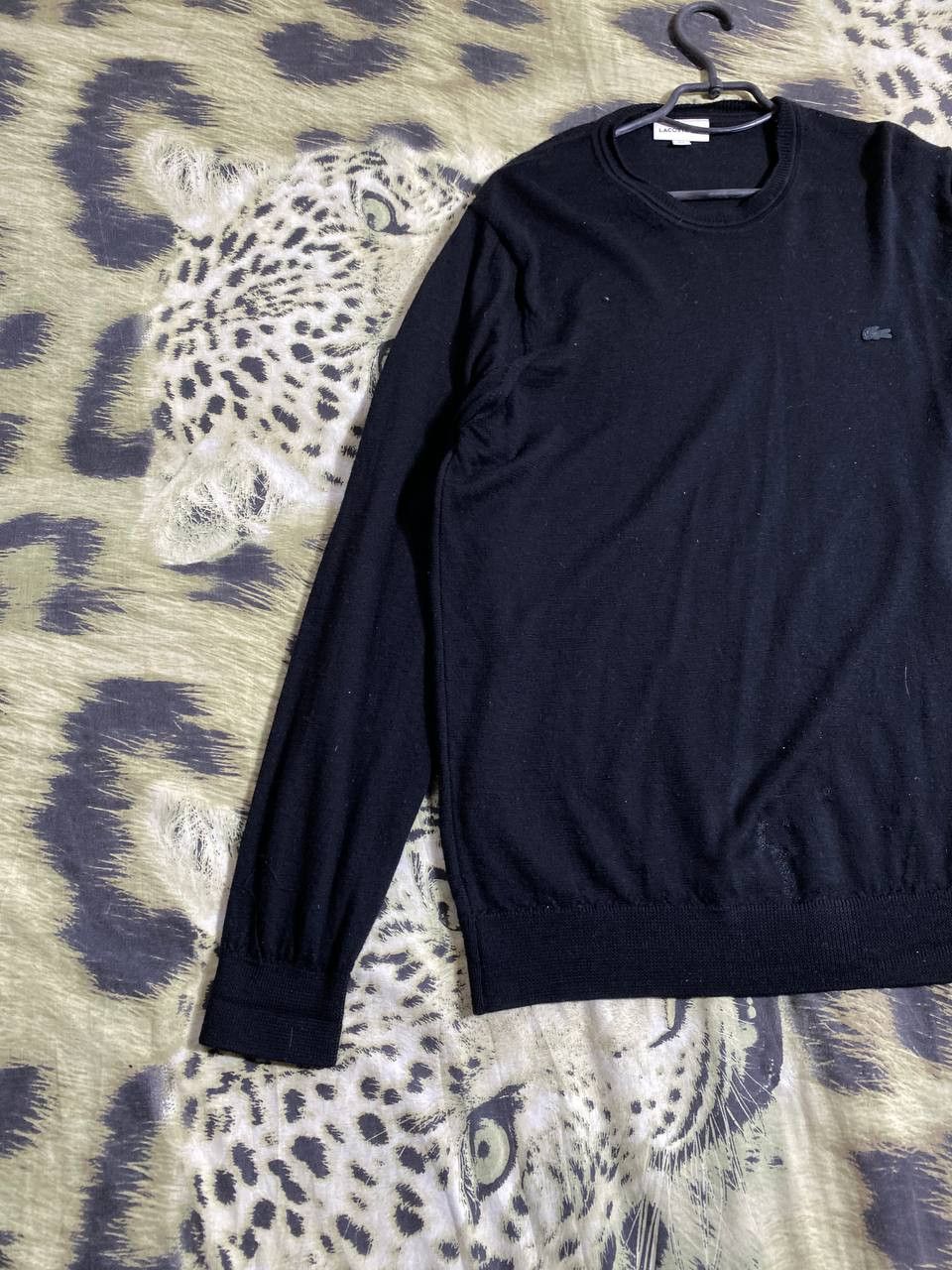Lacoste × Vintage Vintage Lacoste wool sweater cropped cardigan Size US XL / EU 56 / 4 - 2 Thumbnail