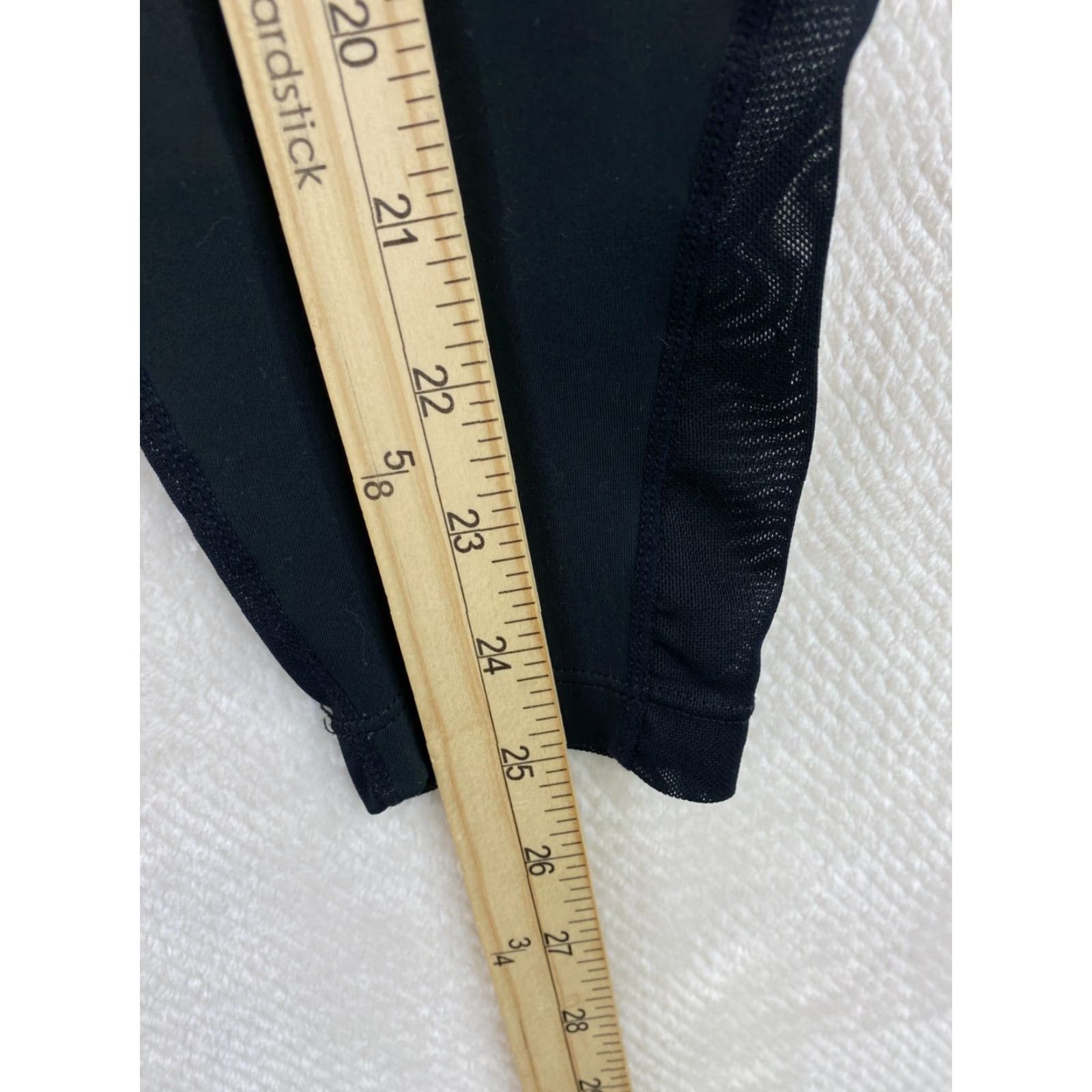 Nike Nike Dri-Fit Womens XL Black Leggings Nike Dri-FIT Swoosh Leggings Womens XL Black Size 40" / US 18 - 4 Thumbnail