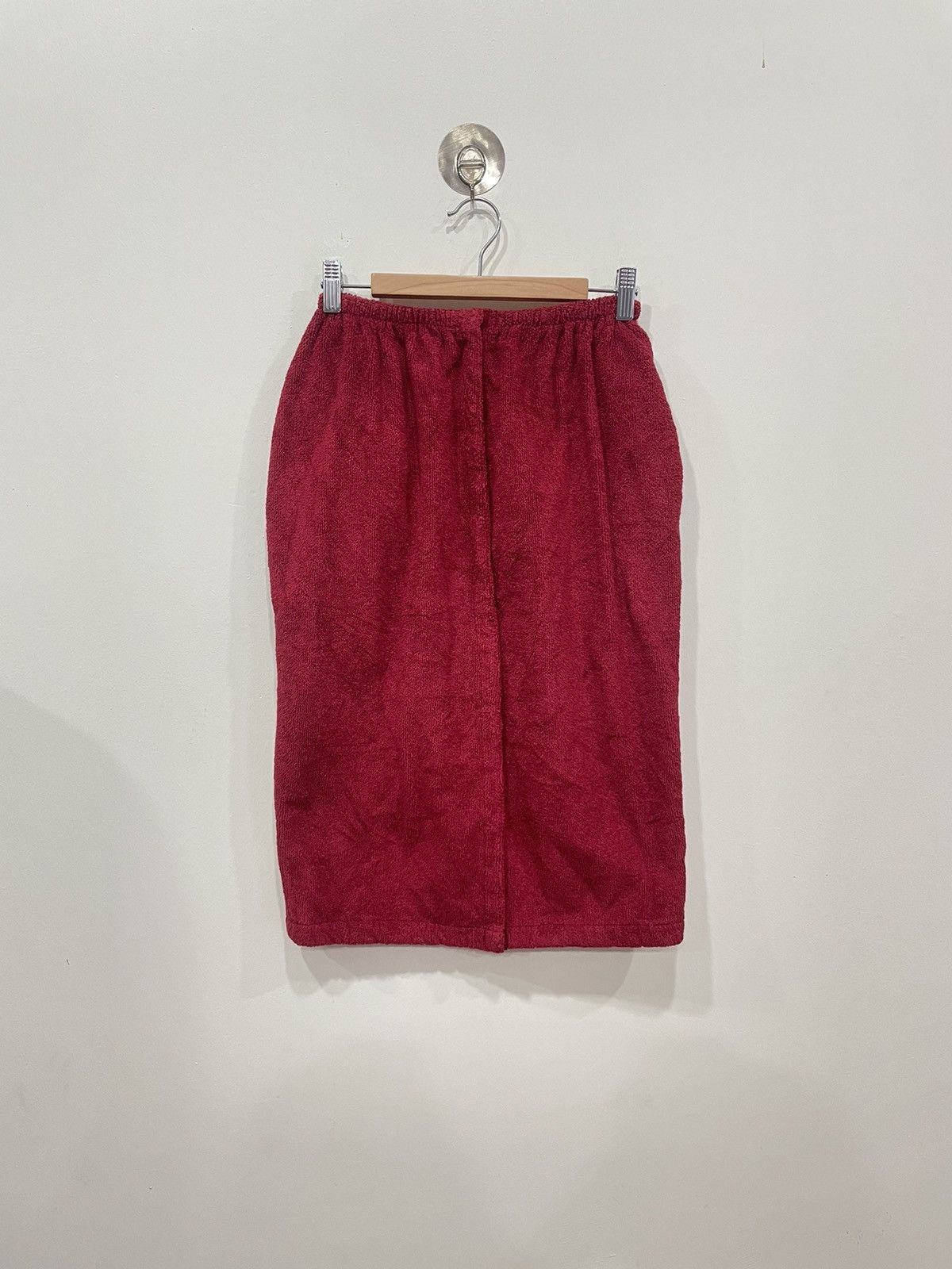 Norma Kamali × Vintage Norma Kamali Towel Fabric Wrap Skirt Size 27" / US 4 / IT 40 - 1 Thumbnail