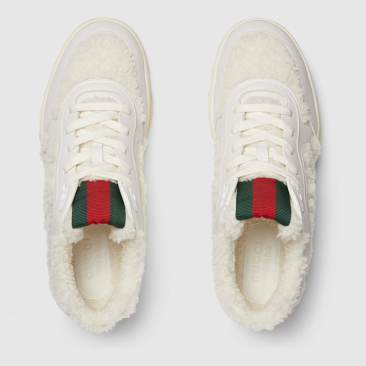 Gucci o1s1wg111025 Re-Web Sneakers in Ivory Size US 7.5 / EU 40-41 - 5 Thumbnail