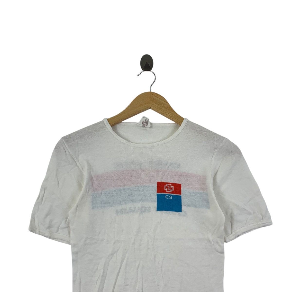 Vintage Vintage 90’ CREDIT SUISSE SQUASH Swiss Made Tee Shirt Top Size M / US 6-8 / IT 42-44 - 2 Thumbnail