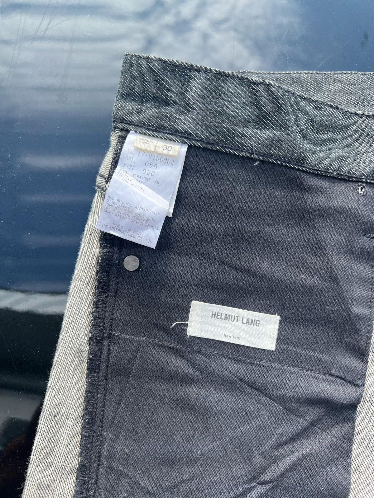 Helmut Lang Helmut Lang New York Selvedge Black Washed Denim Pants W30 Size US 30 / EU 46 - 6 Thumbnail
