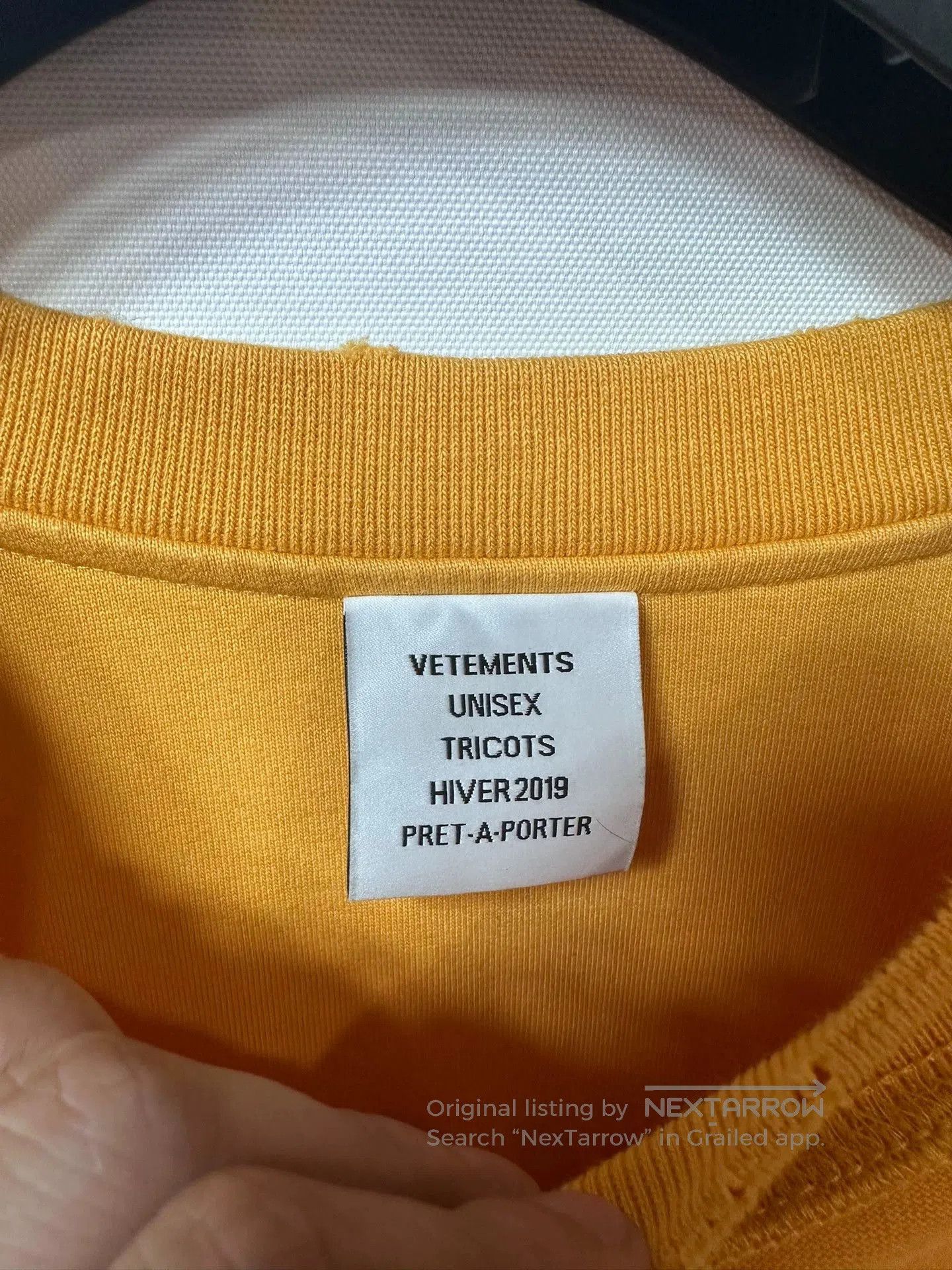 Vetements Vetements SS19 Hug Me Long Sleeve Tee . Size US M / EU 48-50 / 2 - 3 Thumbnail