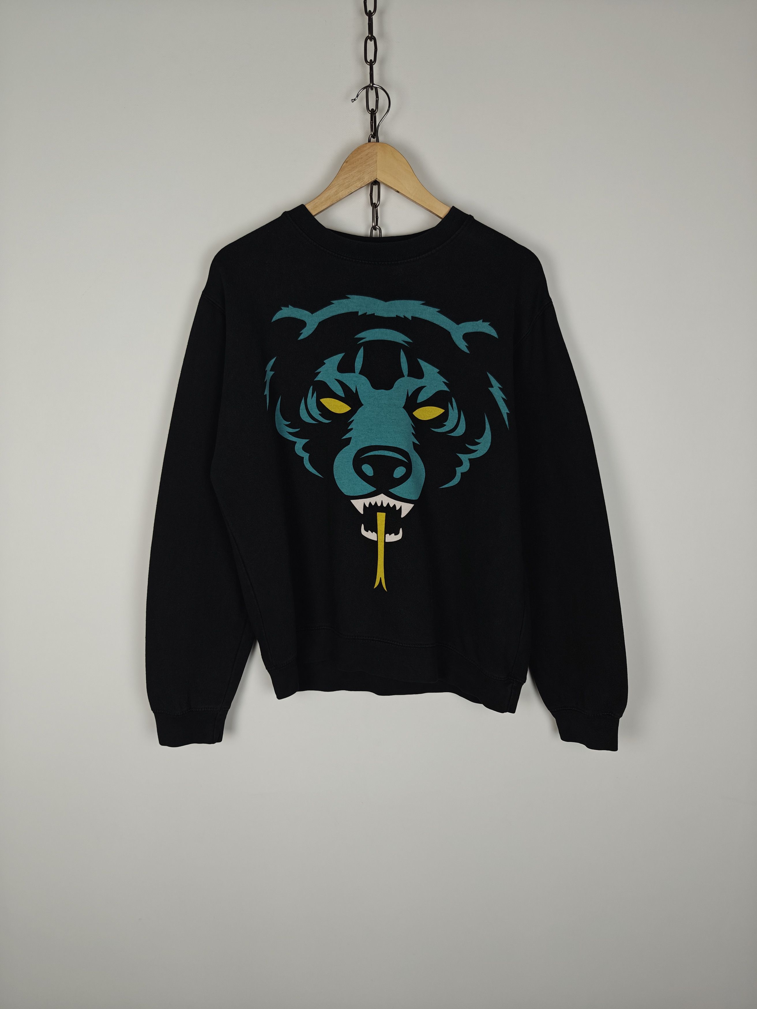 Mishka Mishka NYC Sweatshirt Crewneck Bear Logo Black M Size US M / EU 48-50 / 2 - 1 Thumbnail