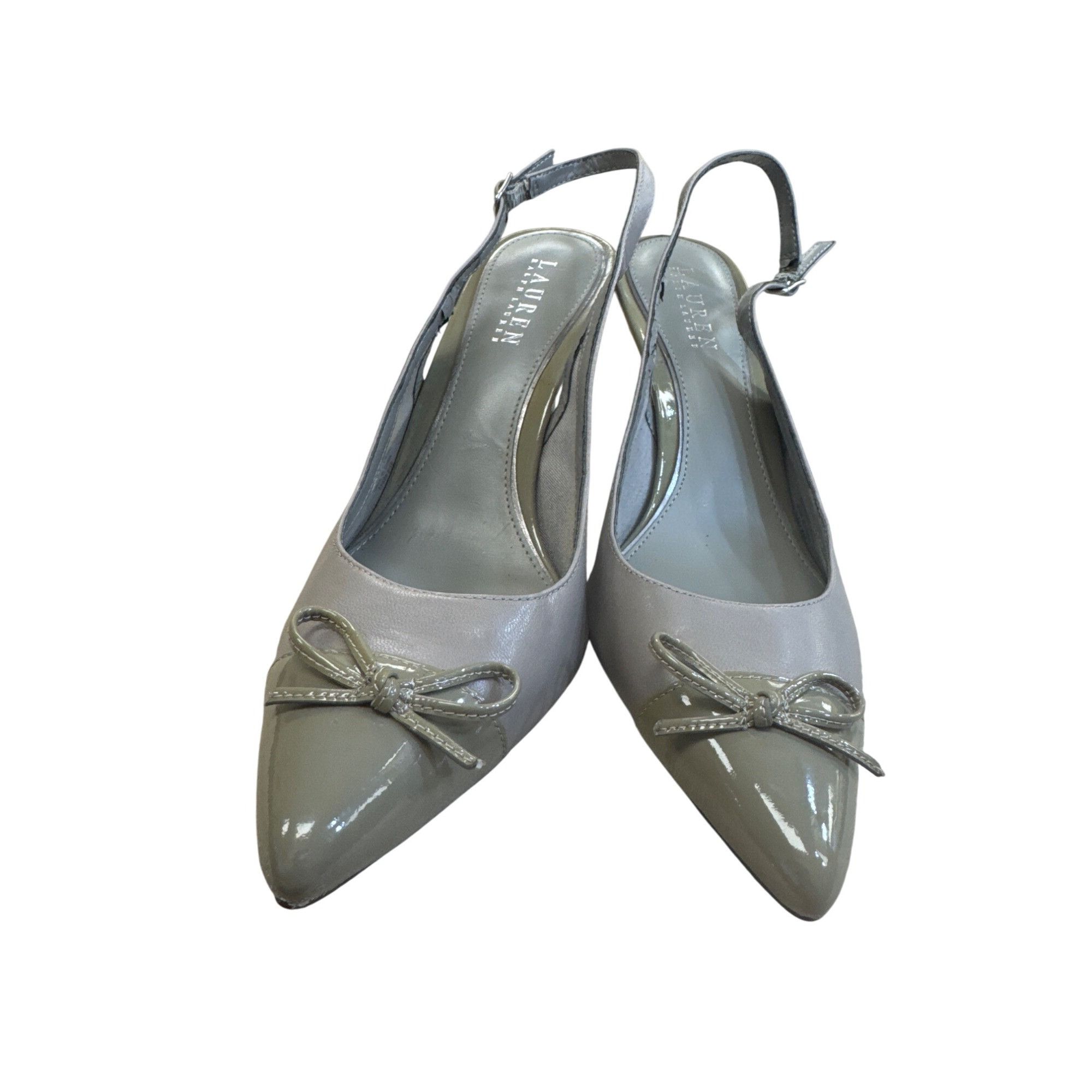 Lauren Ralph Lauren Lauren Ralph Lauren Womens Gray-Green Heels Size 9.5B SKU 82 Size US 9.5 / IT 39.5 - 7 Thumbnail