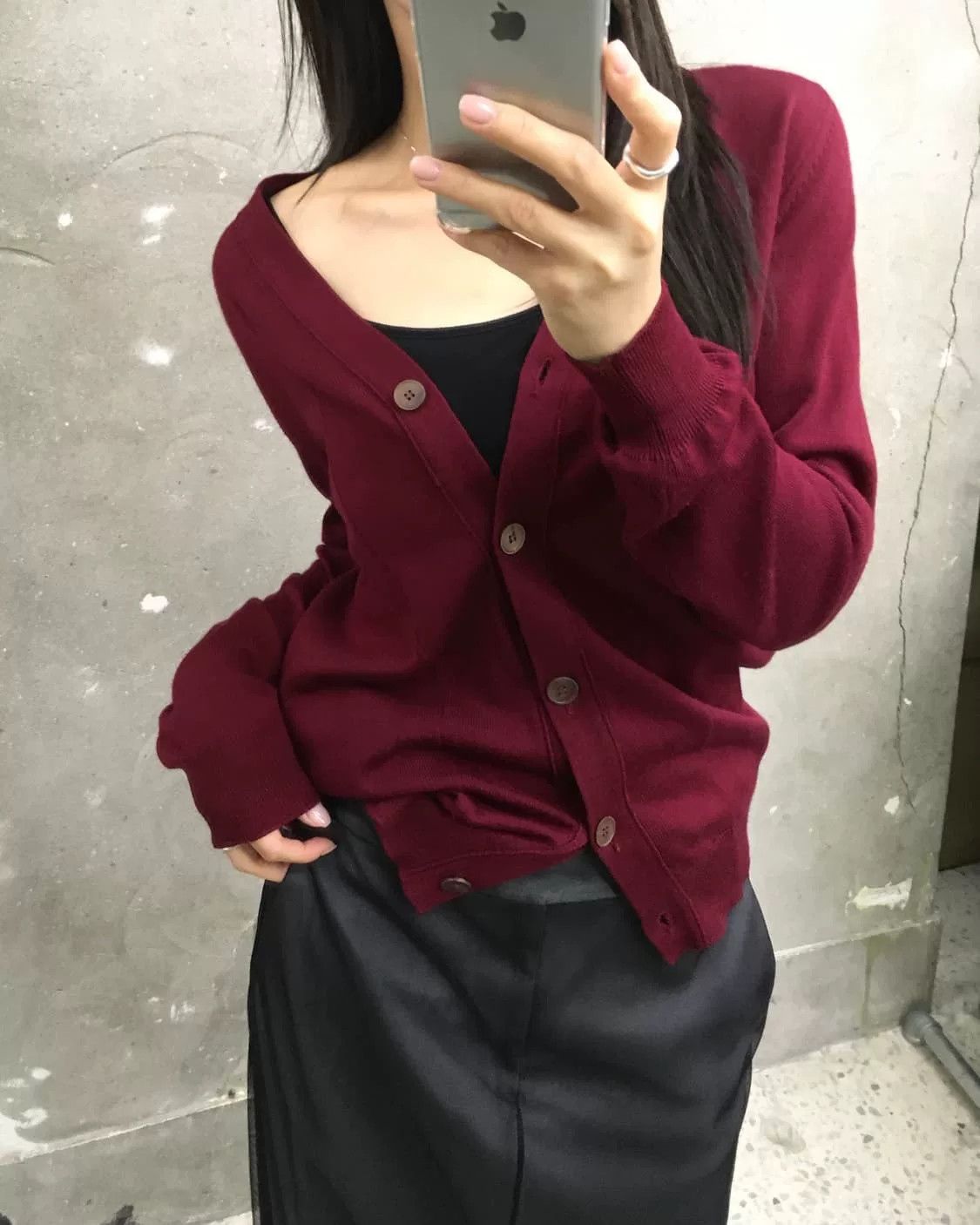 Miu Miu Miu Miu Vintage Bordeaux Red Knit Size S / US 4 / IT 40 - 1 Thumbnail