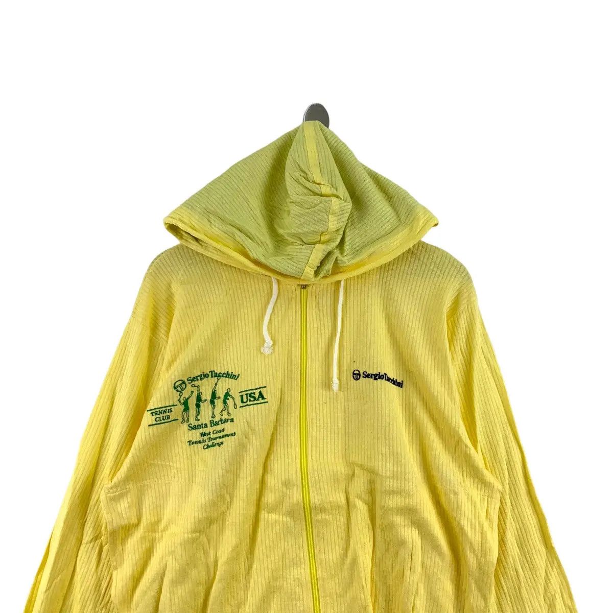 Sergio Tacchini Vintage SERGIO TACCHINI TENNIS USA Club Santa Barbara Size L / US 10 / IT 46 - 4 Thumbnail