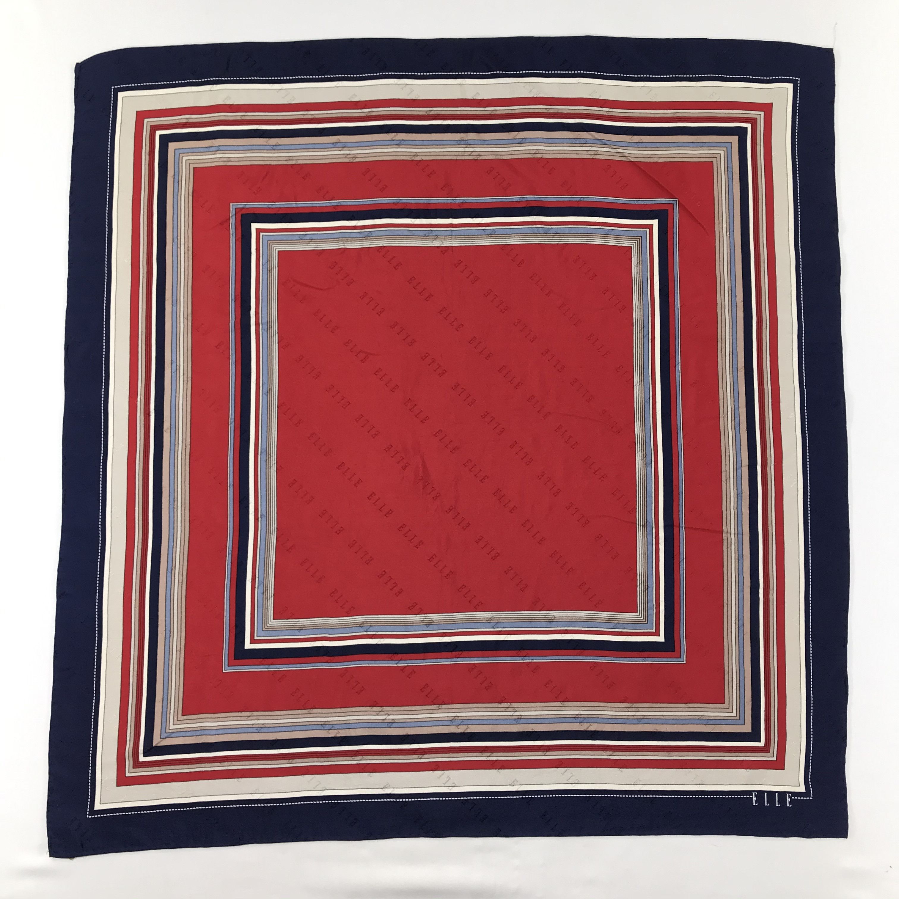 Vintage Vintage Elle Silk Scarf Size ONE SIZE - 2 Thumbnail