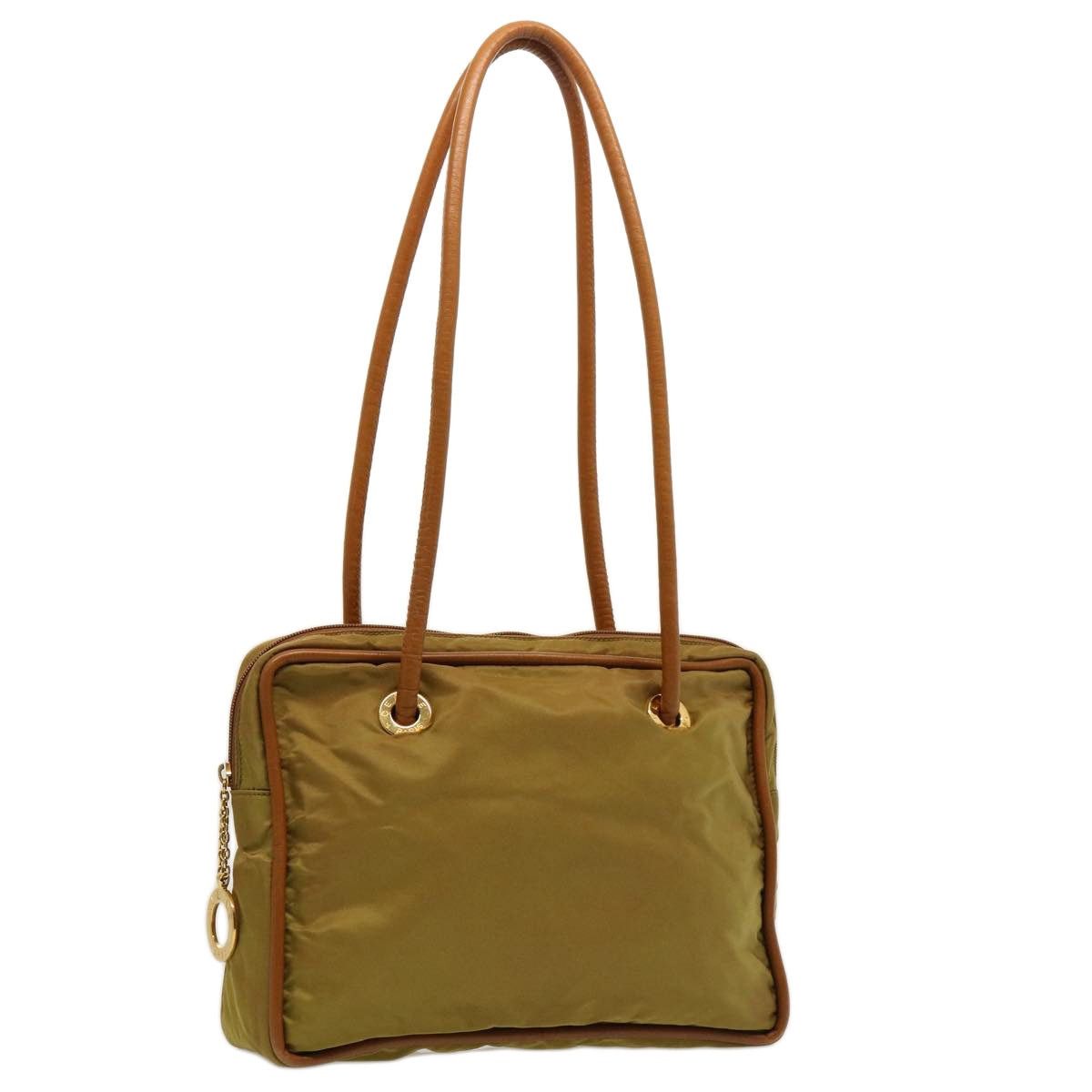 Celine CELINE Shoulder Bag Nylon Khaki Size ONE SIZE - 1 Thumbnail