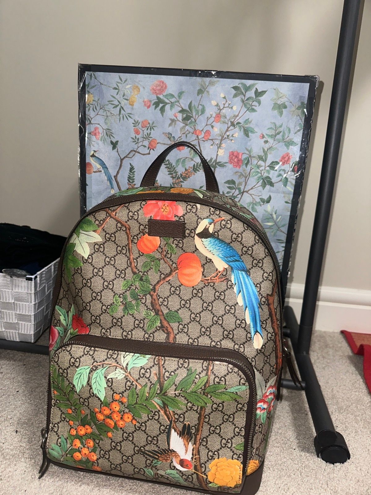 Pre-owned Gucci Backpack In Leather