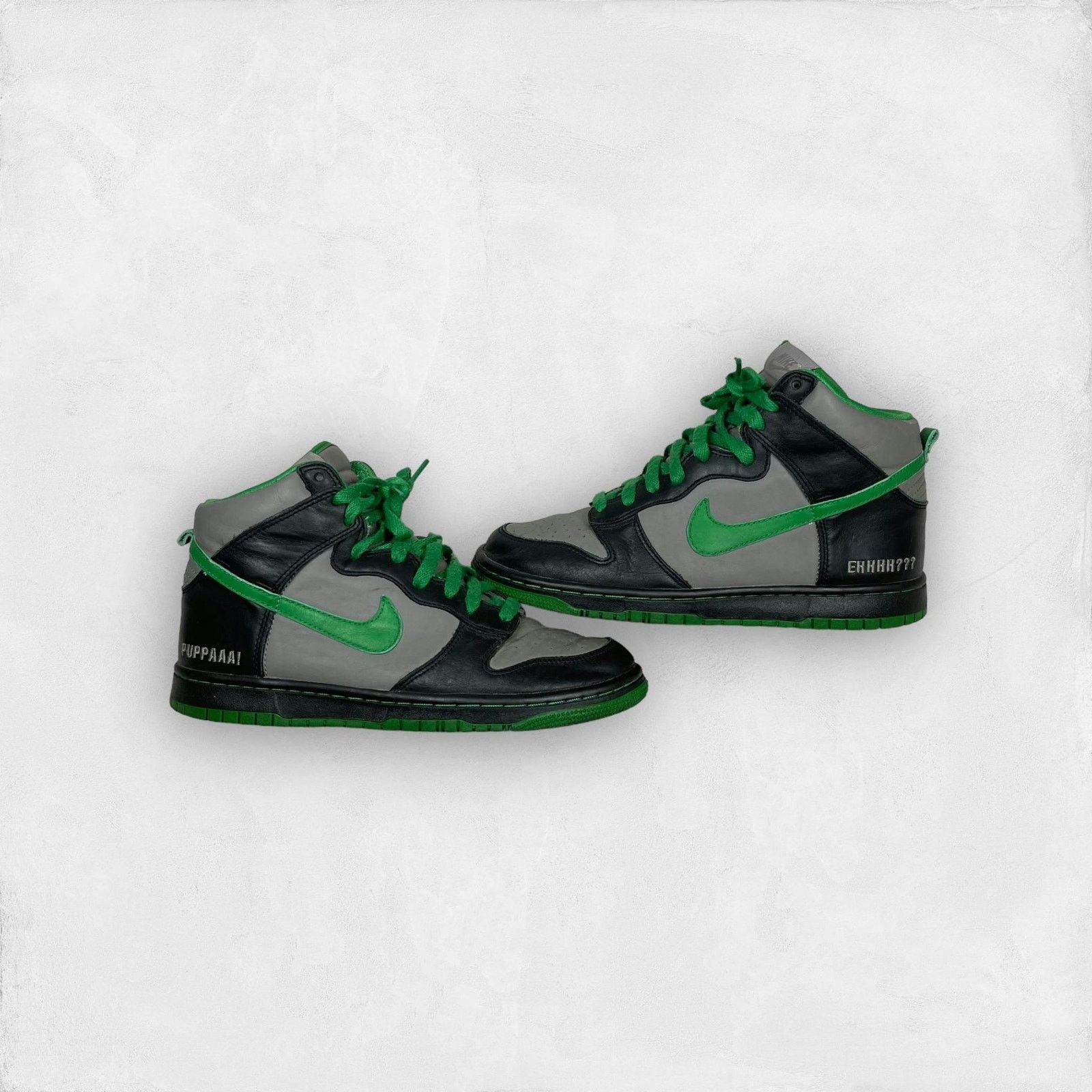 Nike × Vintage Nike ID Dunk High 432973-991 Men's Green Leather Shoes 7.5 Size US 7.5 / EU 40-41 - 1 Thumbnail