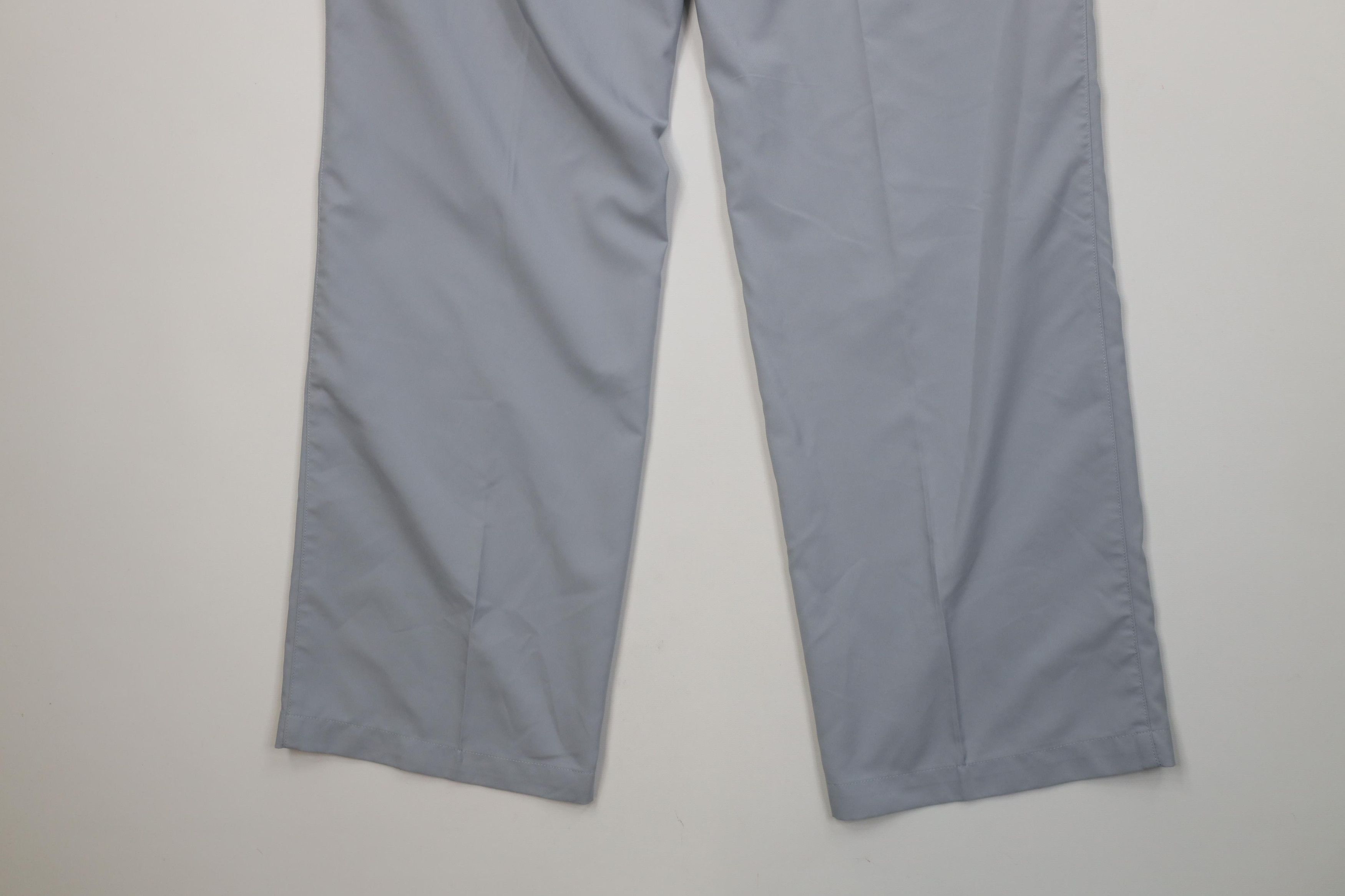 Adidas Vintage Y2K Adidas Golf Tech Knit Wide Leg Chino Pants Gray Size US 34 / EU 50 - 12 Thumbnail