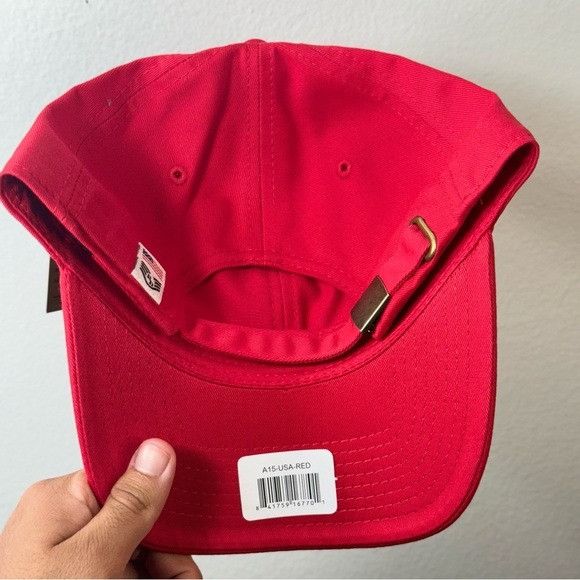 Designer NWT RAPID DOMINANCE USA FLAG RED DAD HAT Size ONE SIZE - 7 Thumbnail