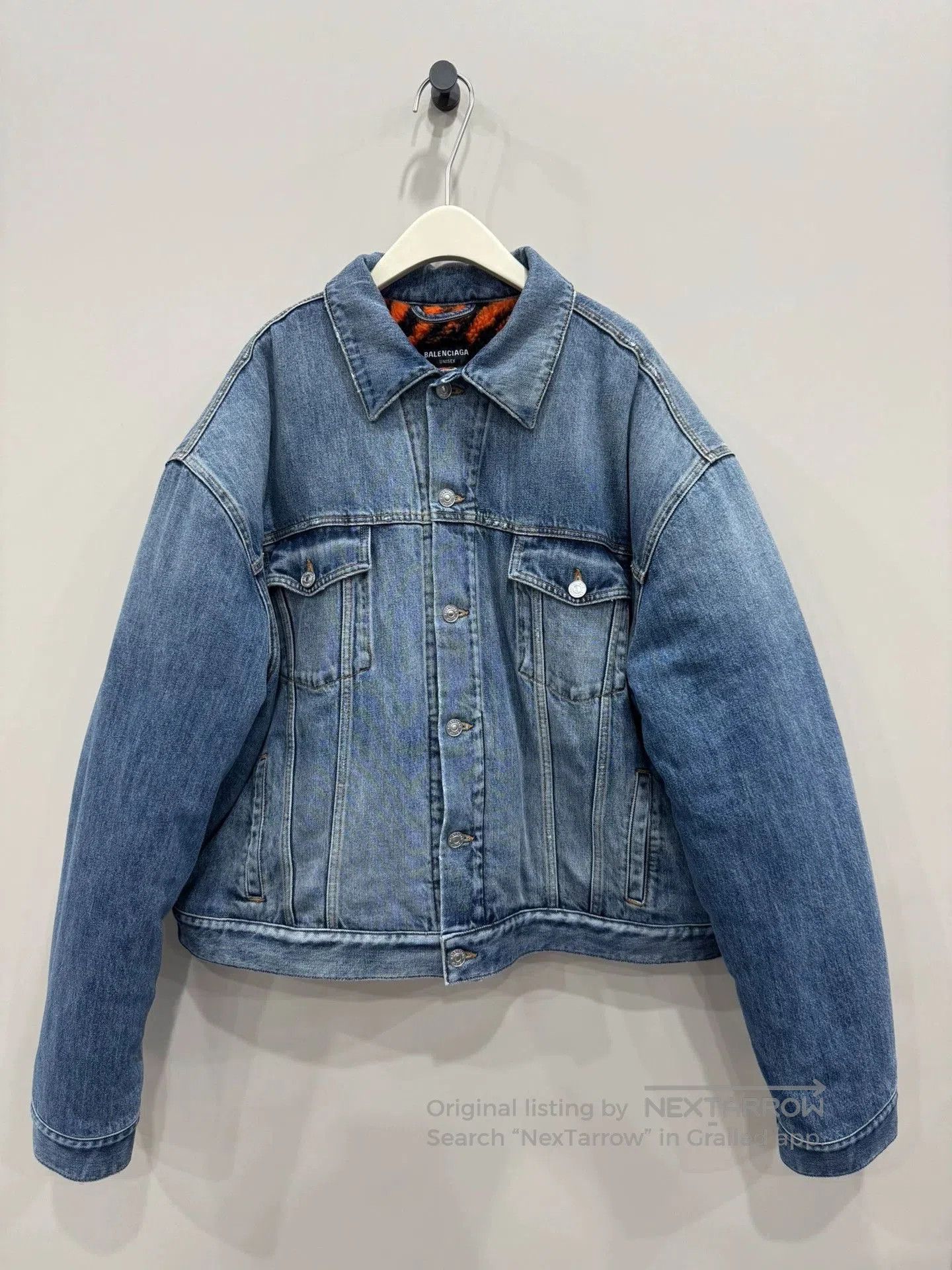 Balenciaga Balenciaga Tiger Denim Jacket. Size US XL / EU 56 / 4 - 1 Thumbnail