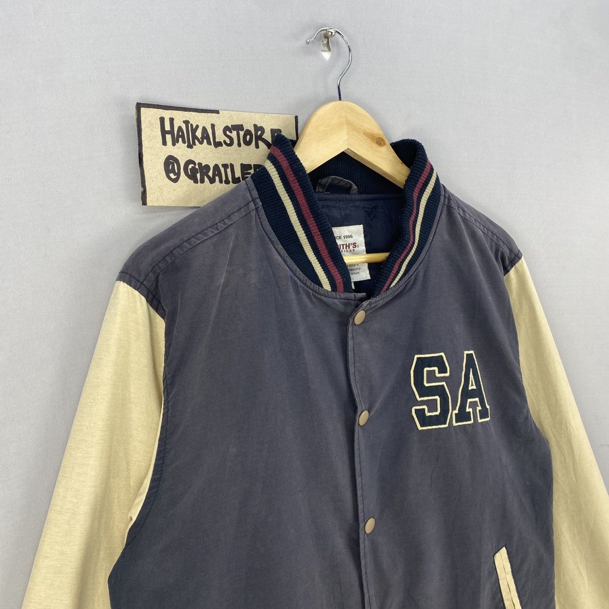 Vintage Vintage Smith’s American Varsity Jacket Size US M / EU 48-50 / 2 - 2 Thumbnail
