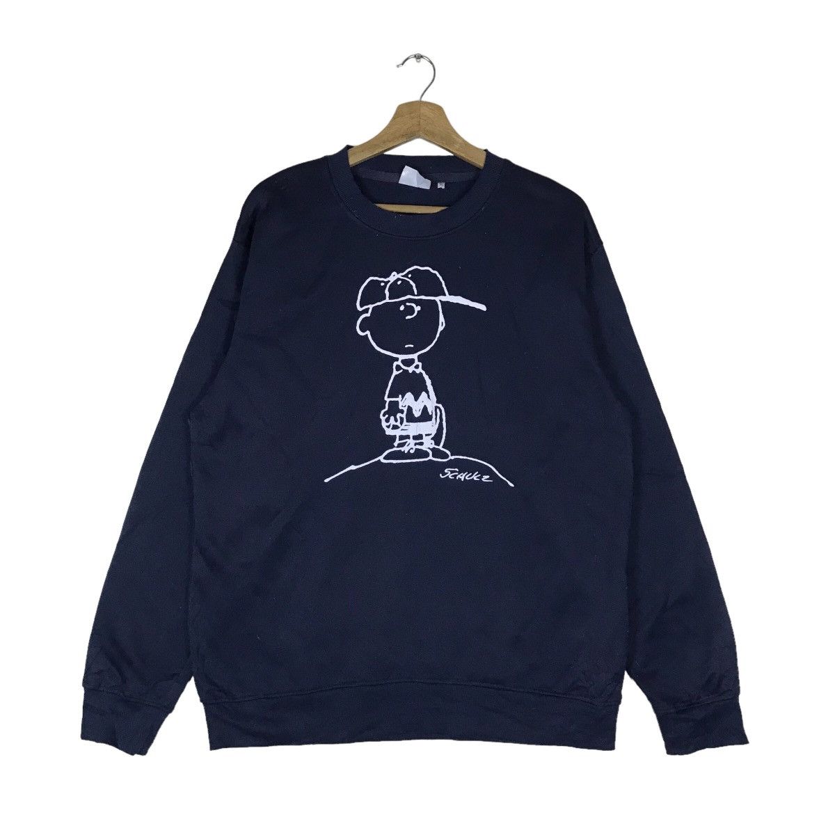 Peanuts Vintage Peanuts Cartoon Character Pullover Jumper Sweatshirt Size US XL / EU 56 / 4 - 1 Thumbnail