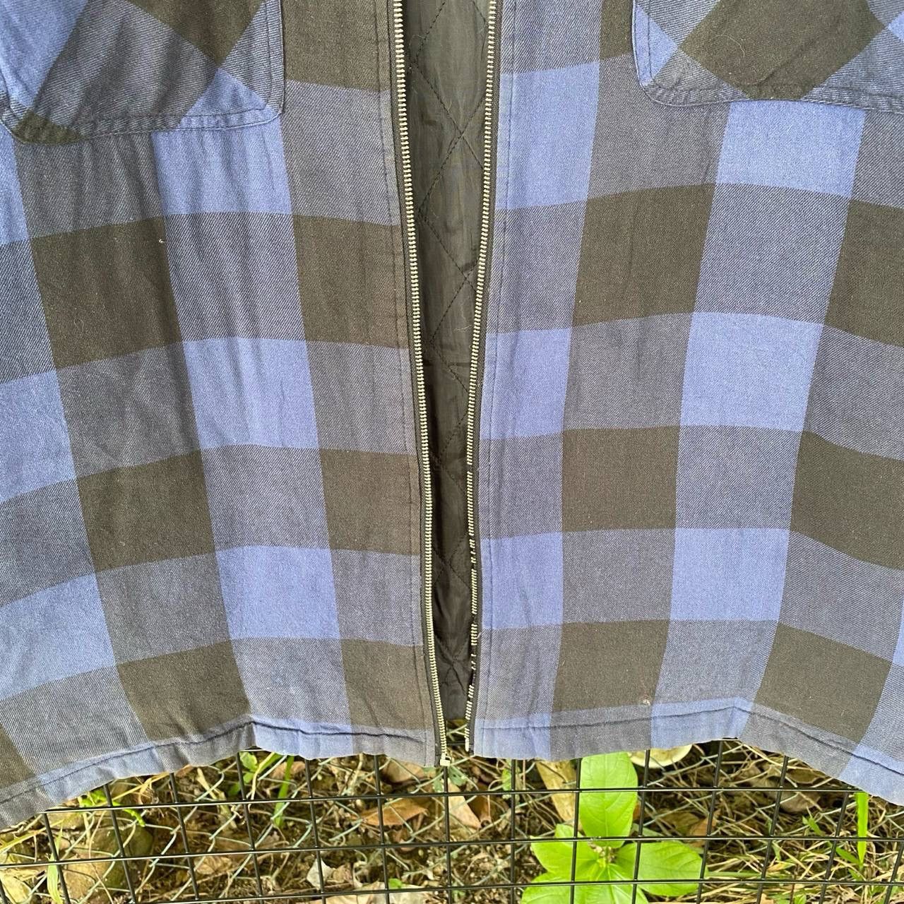 Dickies × Vintage Vtg Diekies Checkered Baggy Outdoor Jacket Size US XXL / EU 58 / 5 - 5 Thumbnail