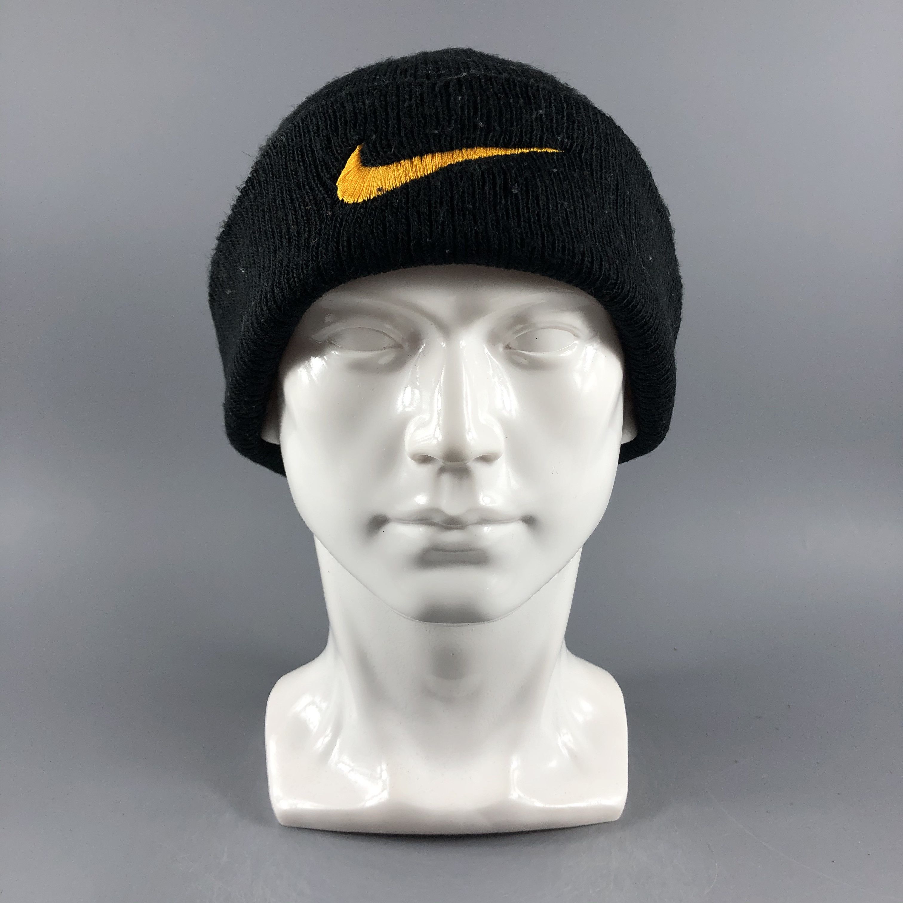 Nike × Vintage Nike Big Logo Beanie Snow Hat Snow Cap -D270 Size ONE SIZE - 2 Thumbnail