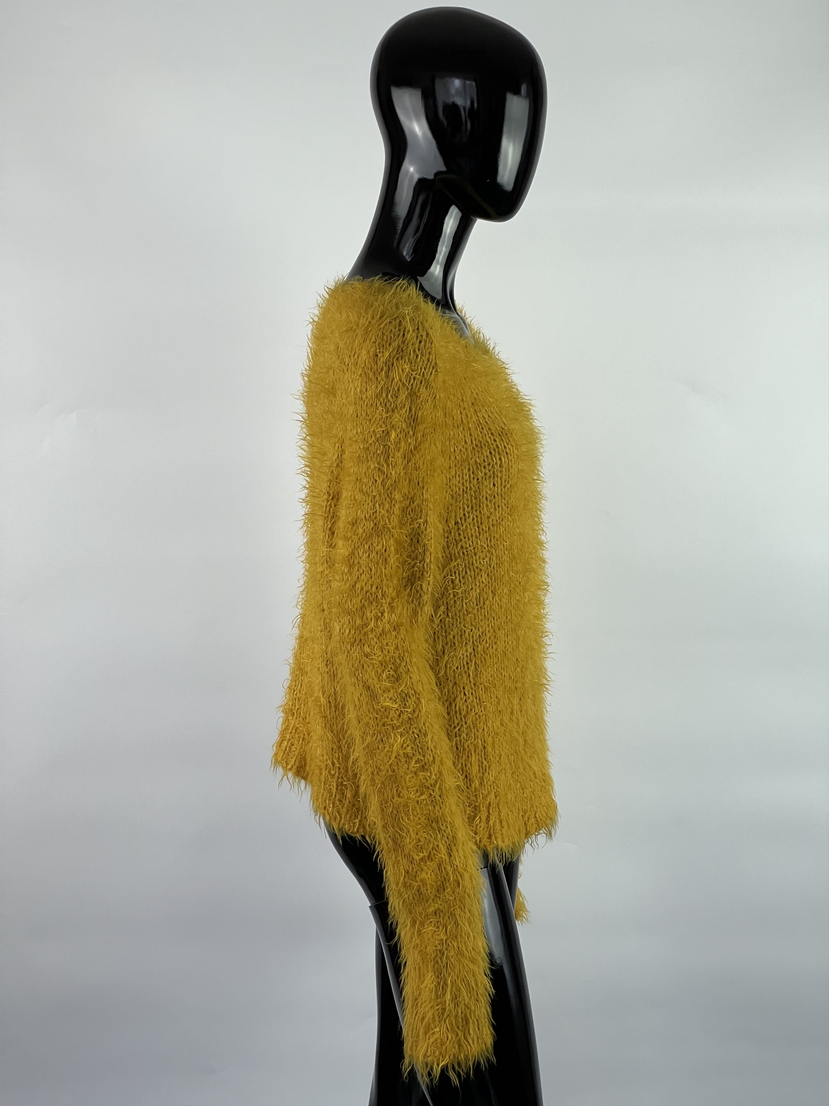 Homespun Knitwear × Sandro Sandro Ferrone Women's Yellow Sweater Size L Size L / US 10 / IT 46 - 2 Thumbnail