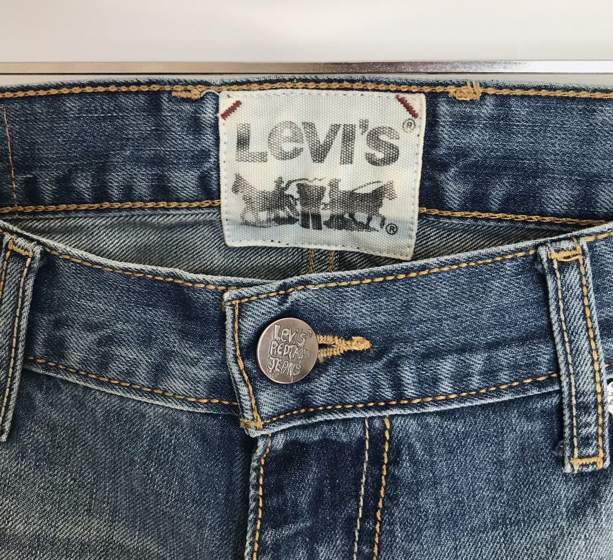 Levi's Levis Jeans Red Tab Wash Blue Denim Men's W32 L34 Size US 32 / EU 48 - 3 Thumbnail