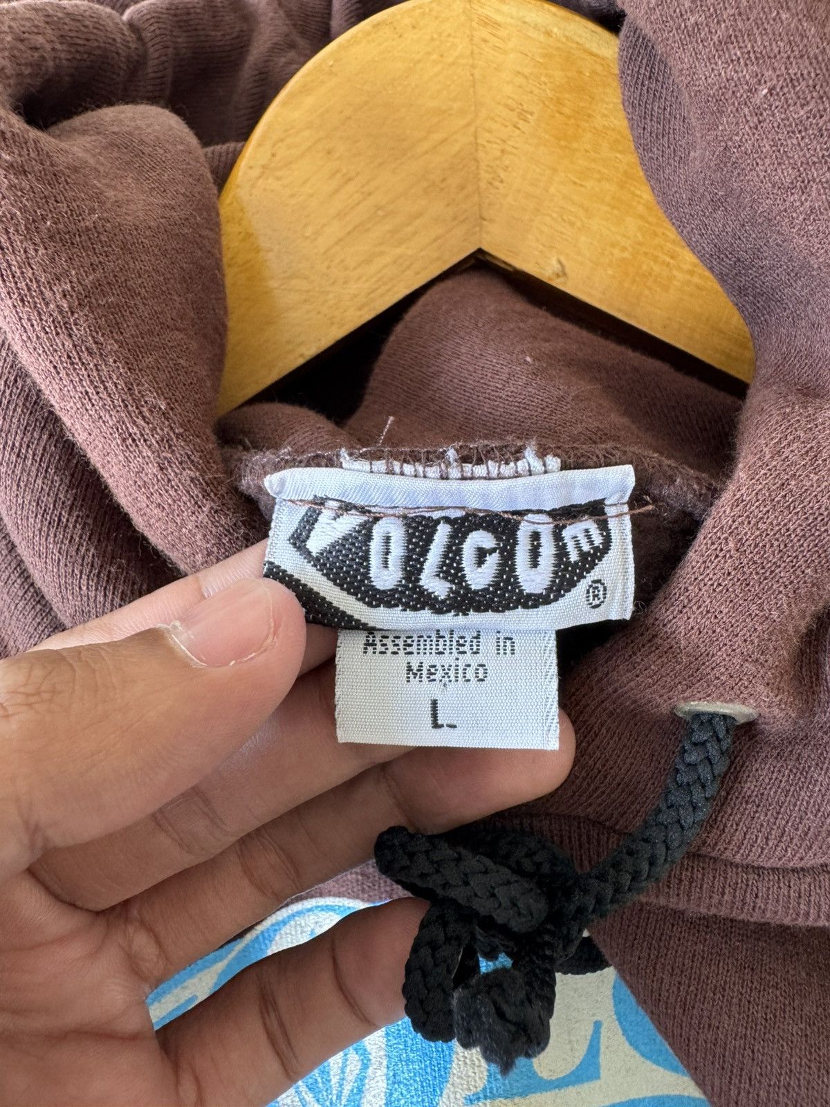 Volcom VINTAGE 90’S VOLCOM BROWN HOODIE Size US L / EU 52-54 / 3 - 7 Thumbnail