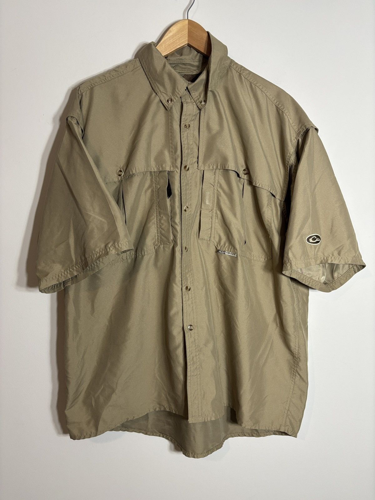 Drake Drake Waterfowl Systems Short Sleeve Button Up Shirt XL Size US XL / EU 56 / 4 - 1 Thumbnail