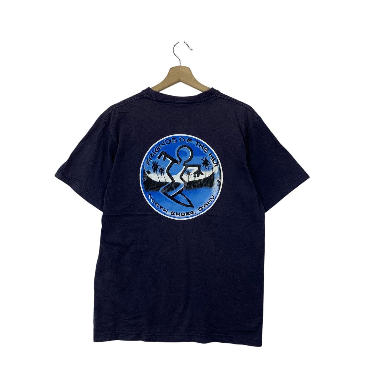 Vintage Vintage NORTH SHORE OHAU Surf Hui Mahalo Hawaii Tee Shirt Size US M / EU 48-50 / 2 - 5 Thumbnail