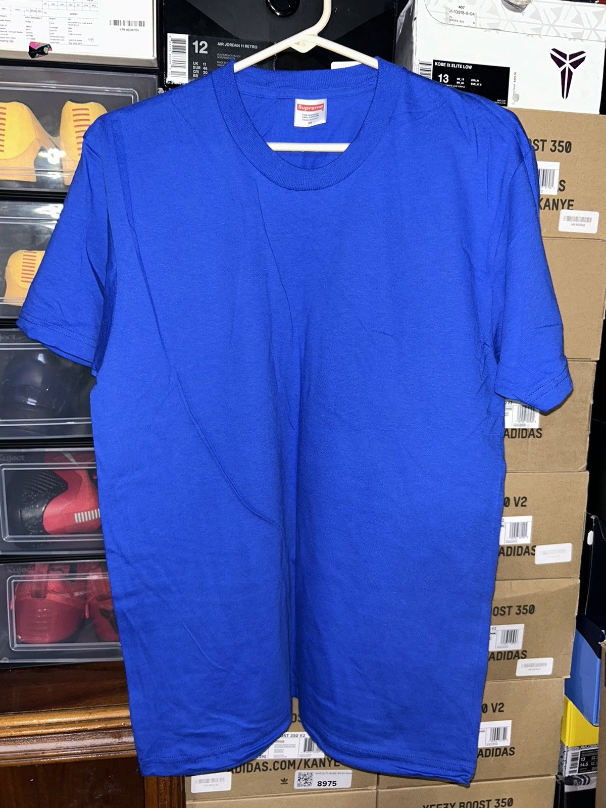 Supreme Supreme Blank Tee Royal Blue T-shirt size Medium Brand New Size US M / EU 48-50 / 2 - 1 Thumbnail