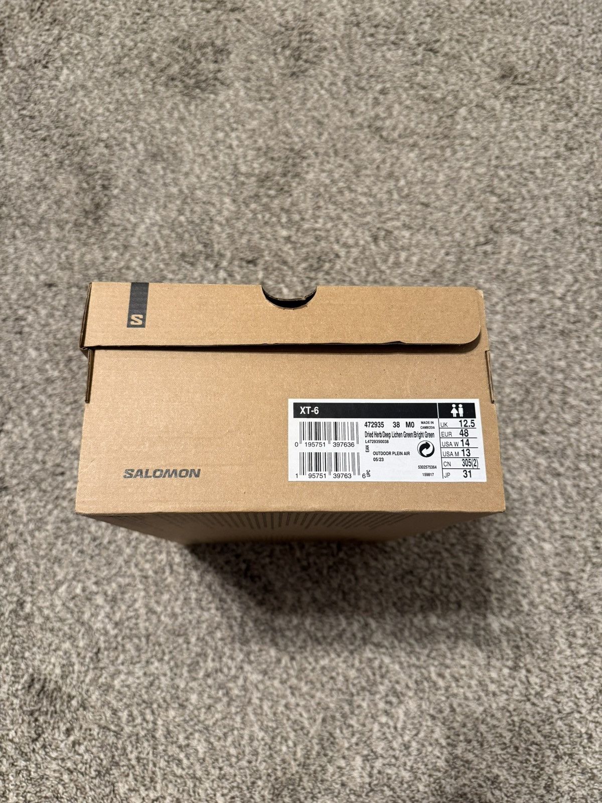 Salomon XT-6 Size US 13 / EU 46 - 8 Thumbnail