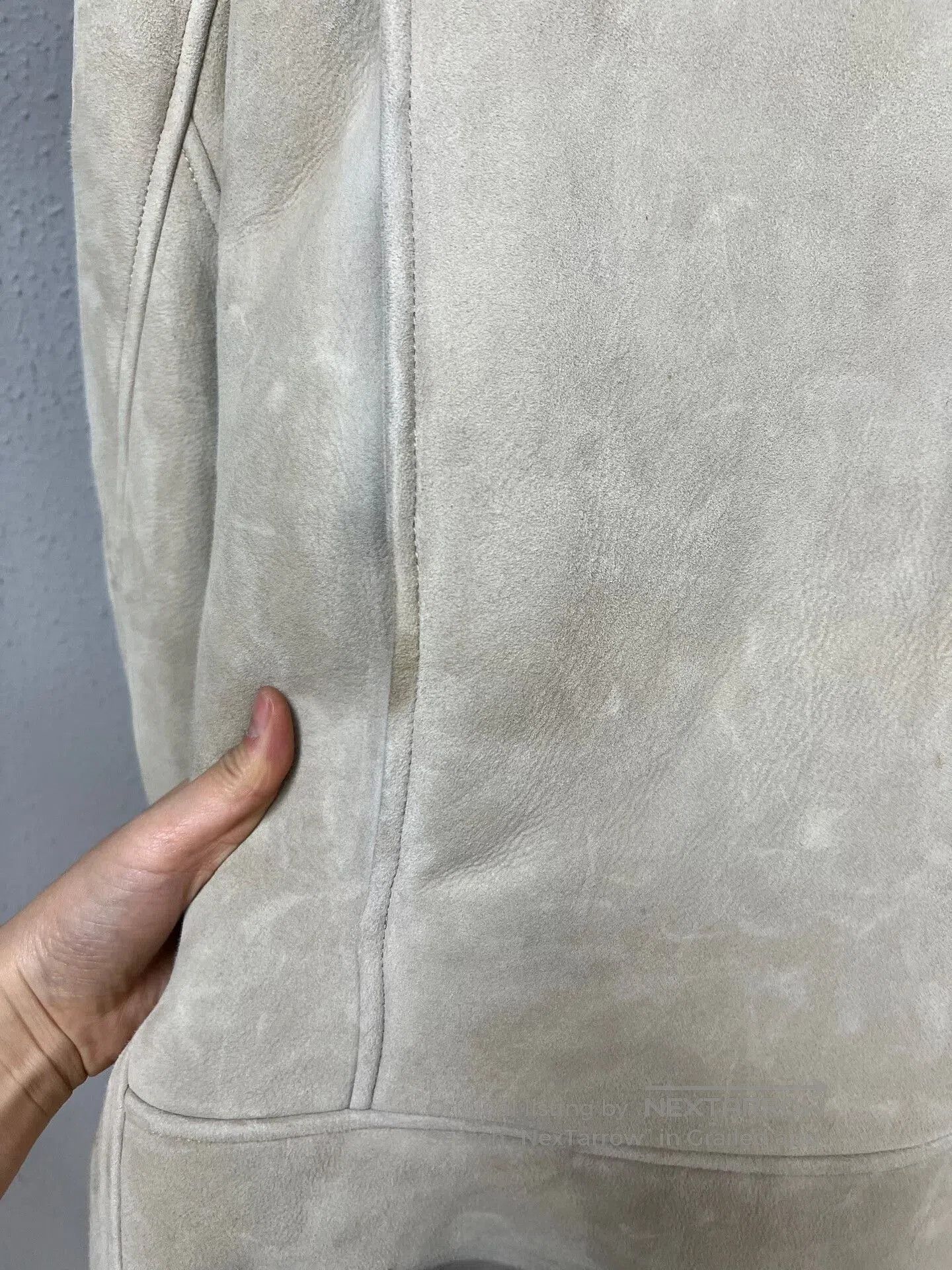 Acne Studios Acne Studios Beige Shearling Jacket Size 34. Size XS / US 0-2 / IT 36-38 - 6 Thumbnail