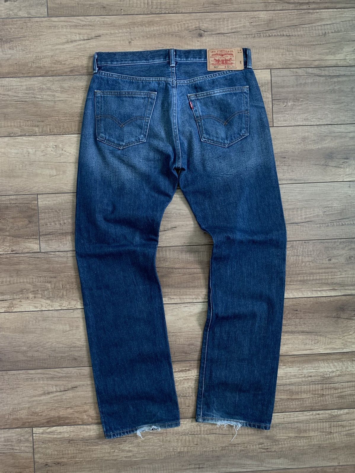 Levi's Vintage Levi’s 501 Distressed Denim Pants Jeans Size US 32 / EU 48 - 5 Thumbnail